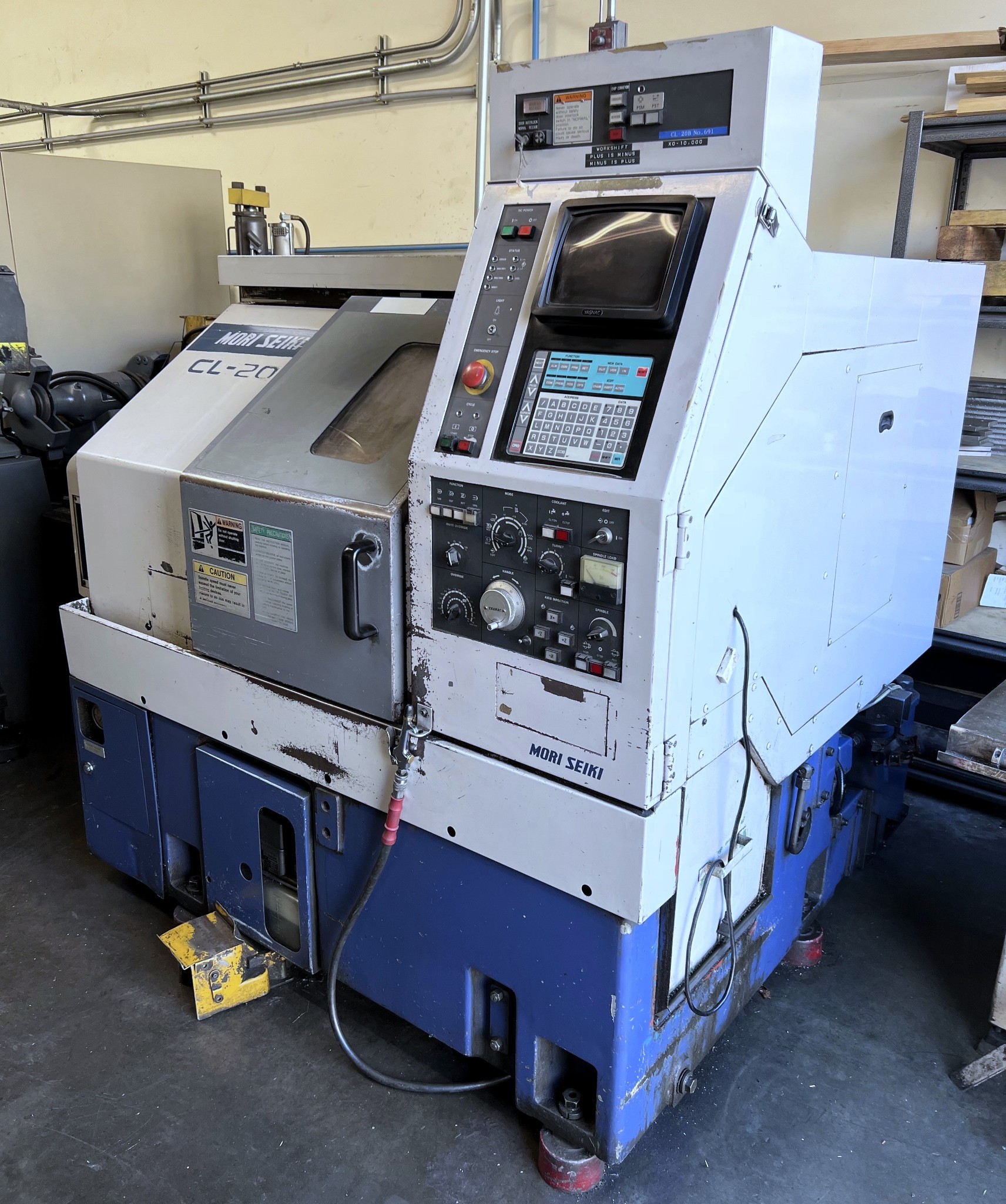 WOW! MORI SEIKI CL-20B CNC LATHE 2-AXIS TURNING CENTER 2.55