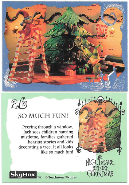 Nightmare Before Christmas Trading Cards 1993 Skybox NEAR MINT YOU