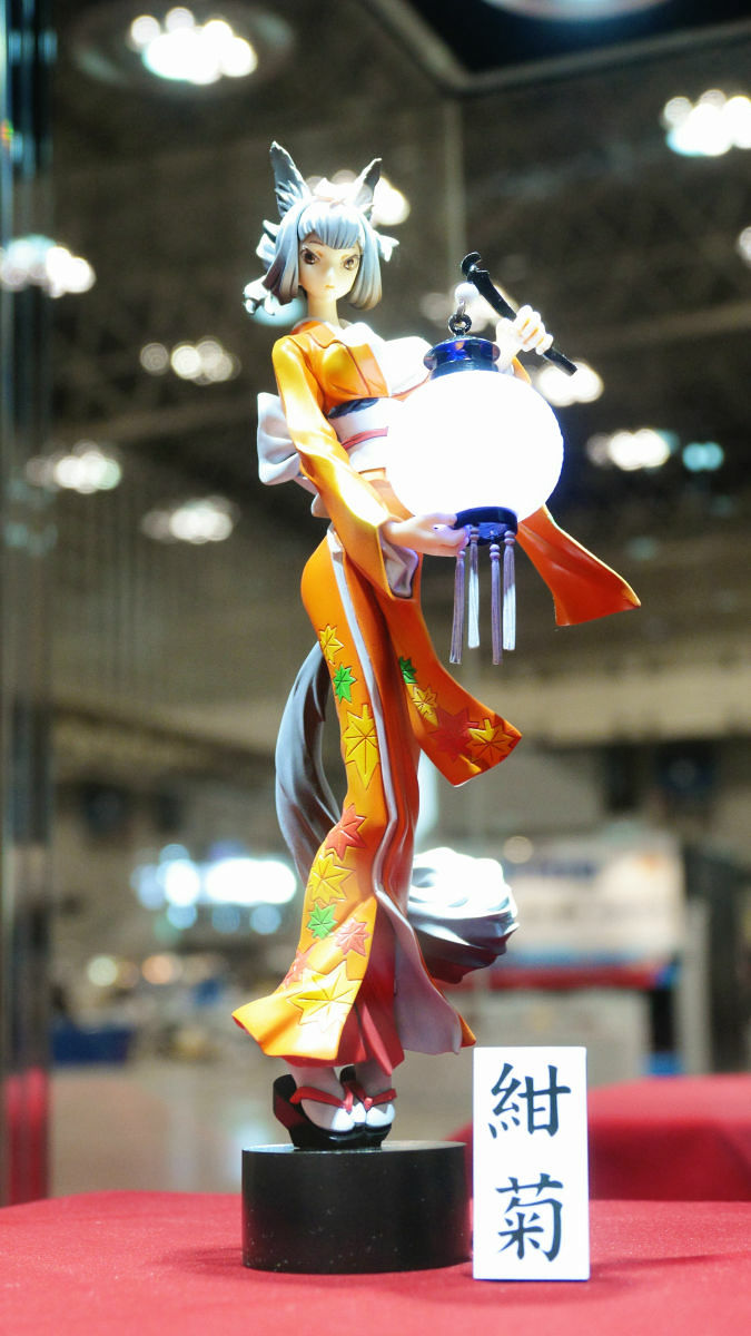 朧村正の「紺菊」フィギュアは画面から出てきたような再現力 - GIGAZINE