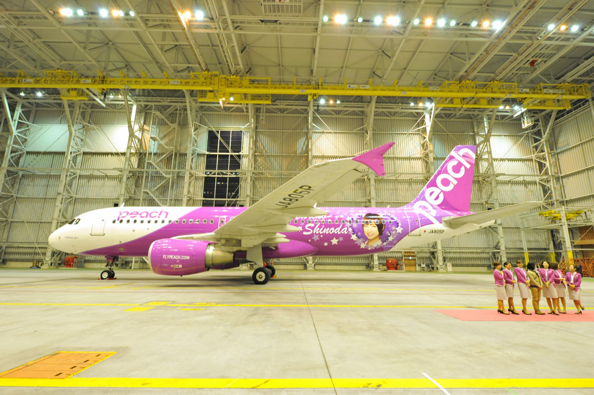 空の上からもマリコ」Peachの篠田麻里子デザイン機体お披露目レポ