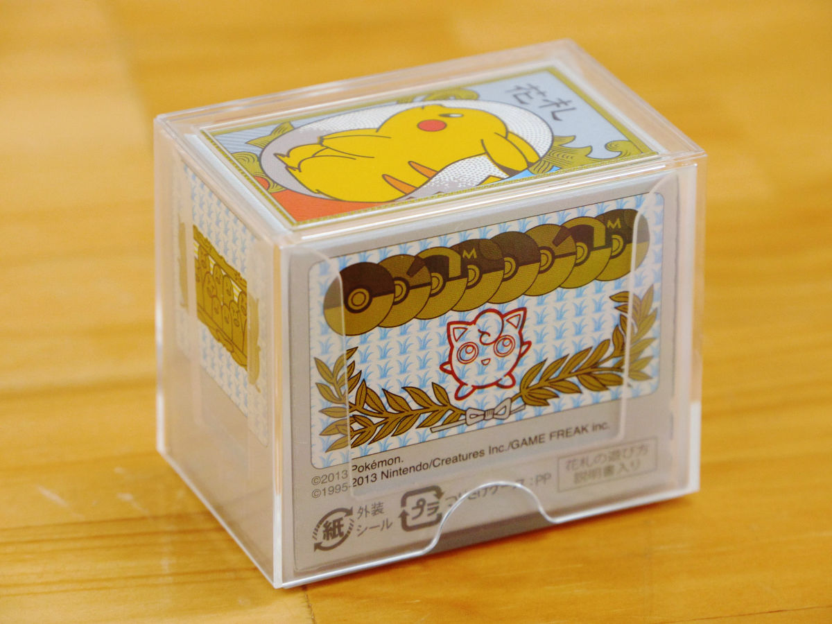 ポケットモンスター赤・緑のポケモンが描かれた花札「ポケモン花札」で