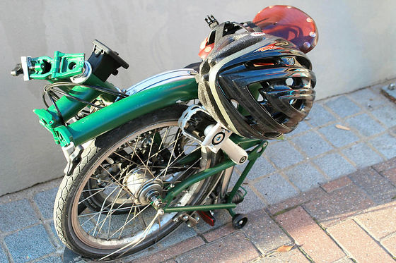 ドッペルギャンガーの折り畳み自転車を改造して世界一周の相棒にして