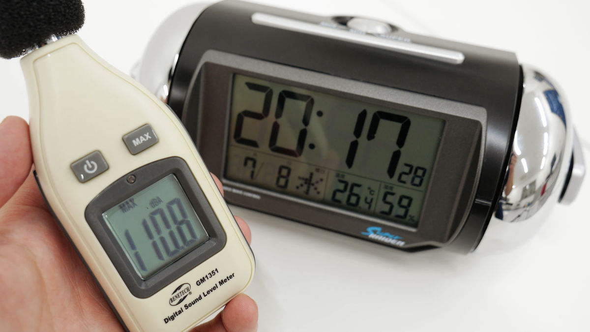 この世の終わりかと思ったら超大音量の目覚まし時計「スーパーライデン