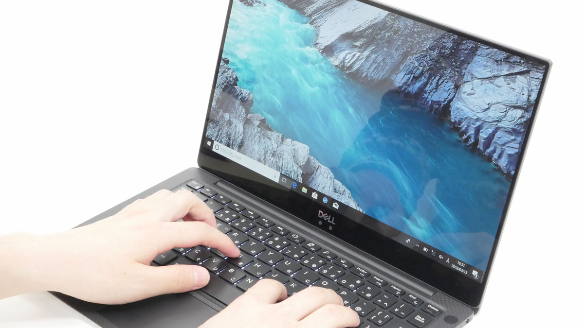 13.3インチの4Kタッチパネルディスプレイ搭載ノートPC「New XPS 13