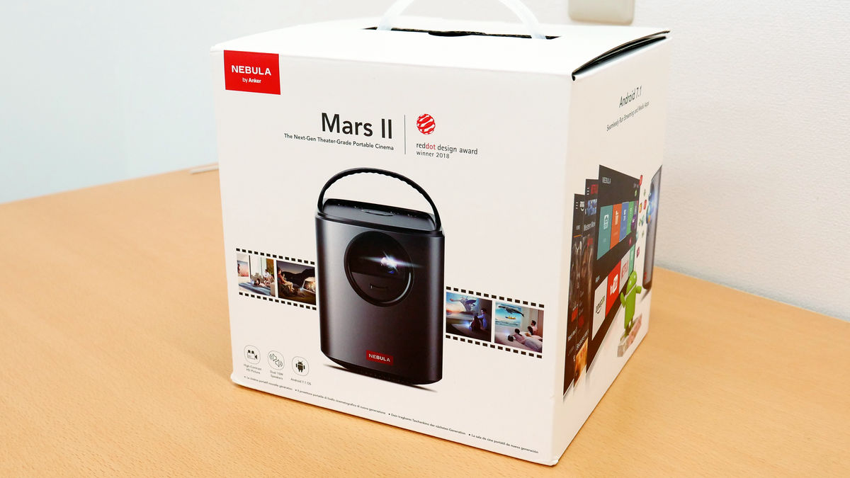 最大150インチの映像を投影できるAndroid搭載プロジェクター「Nebula