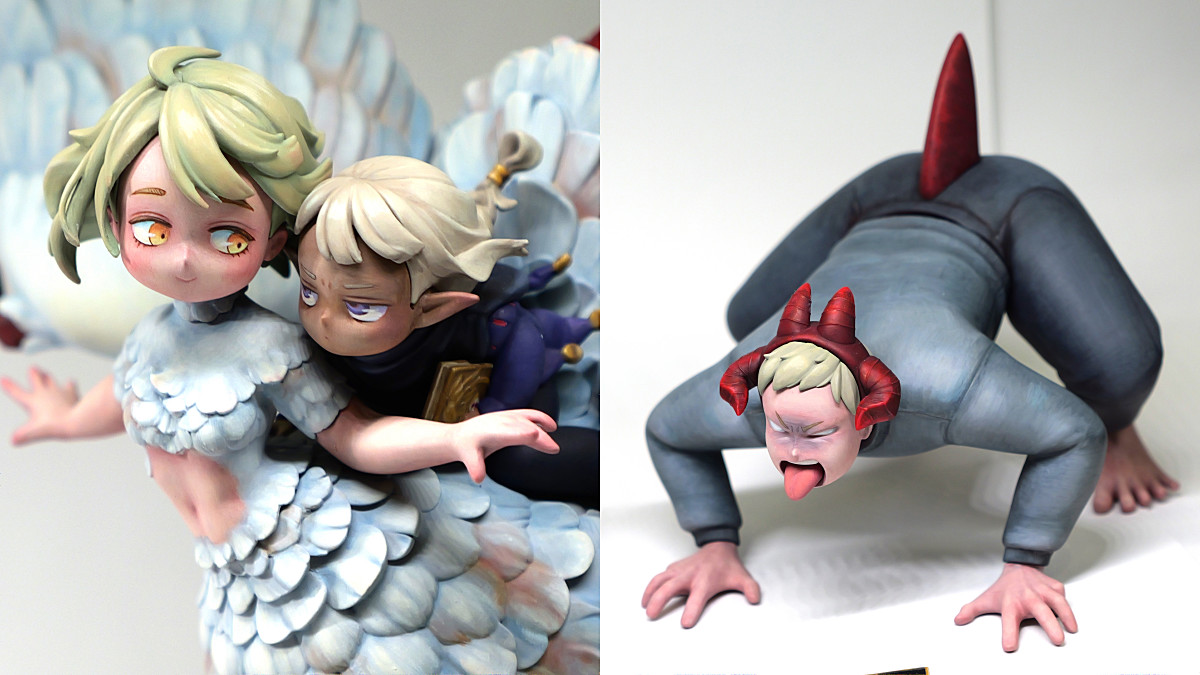 炎竜の正しいポーズ」を見せつけるライオス＆シスルを乗せたキメラ