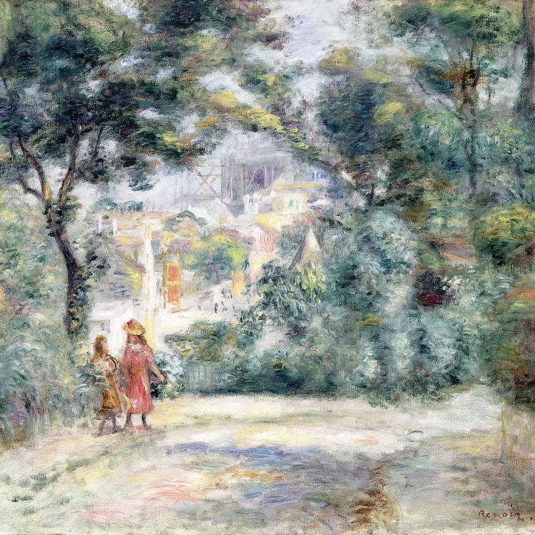 View of Sacre-Coeur, 1905 C - Canvas Wall Art | Pierre-Auguste Renoir