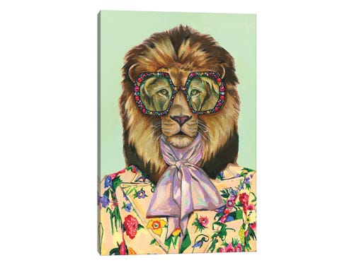 Gucci Lion Canvas Wall Art by Heather Perry | iCanvas