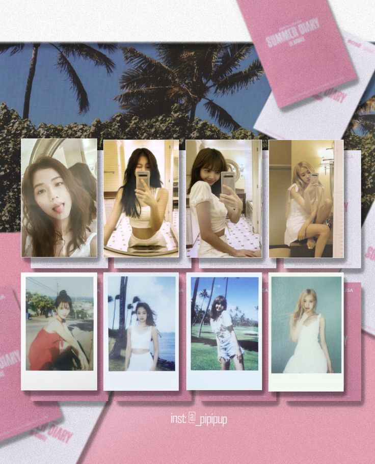 BLACKPINK summer diary in HAWAII GROUP PHOTOCARD WISHLIST