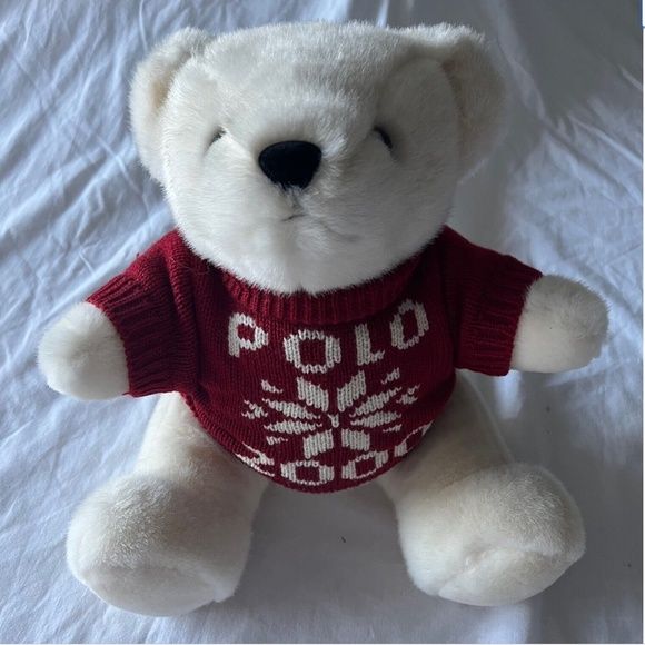 Ralph Lauren Y2K 2000 Polo Teddy Bear Plush Millennium