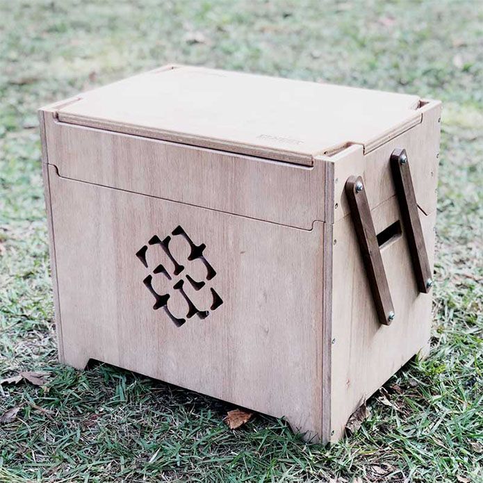 ギミック満載な収納ボックス「ECC BOX」がさらに進化！テーブルとして