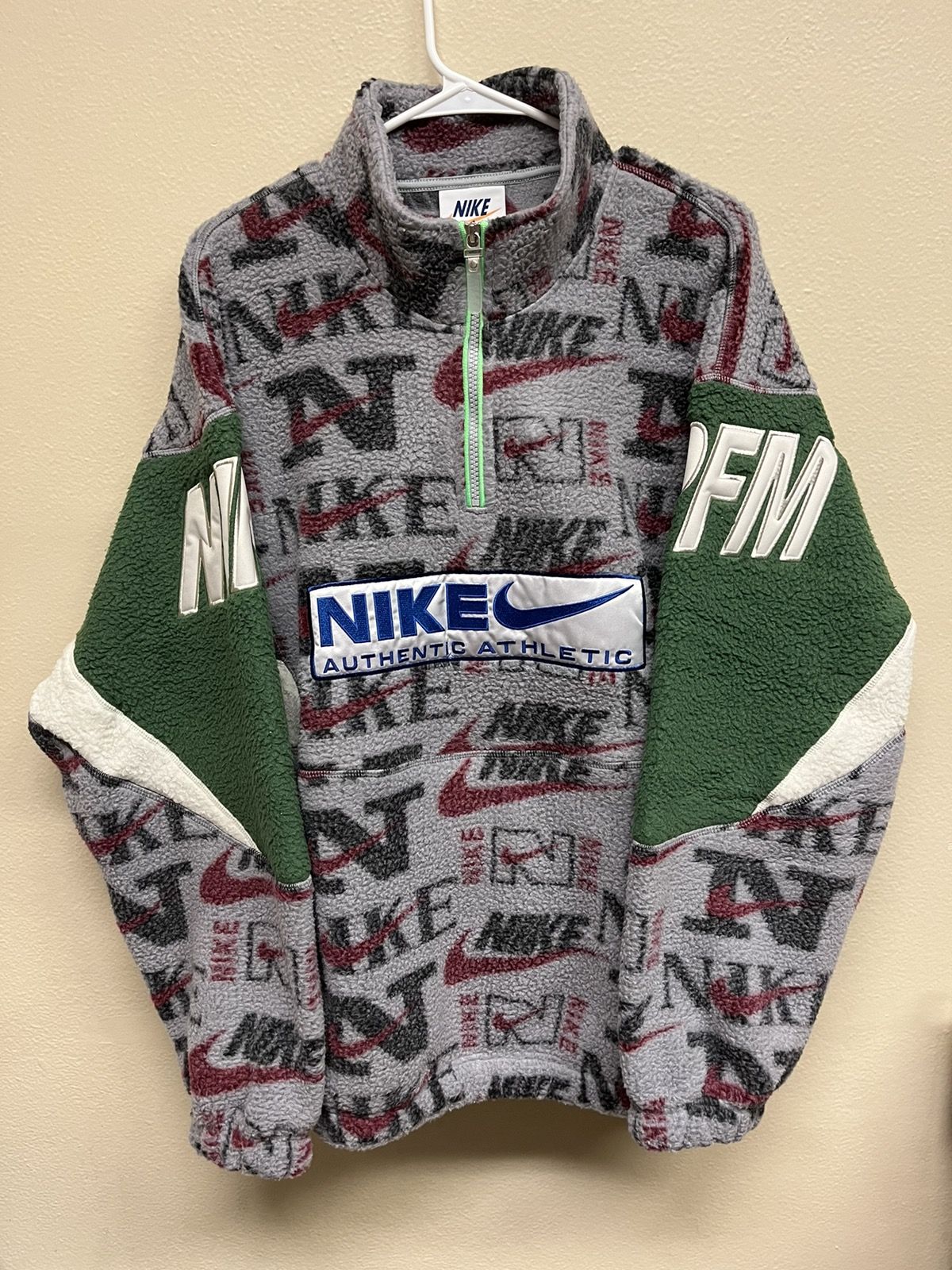 Nike x CPFM 1/4 Zip Top Fleece Jacket Grey | L