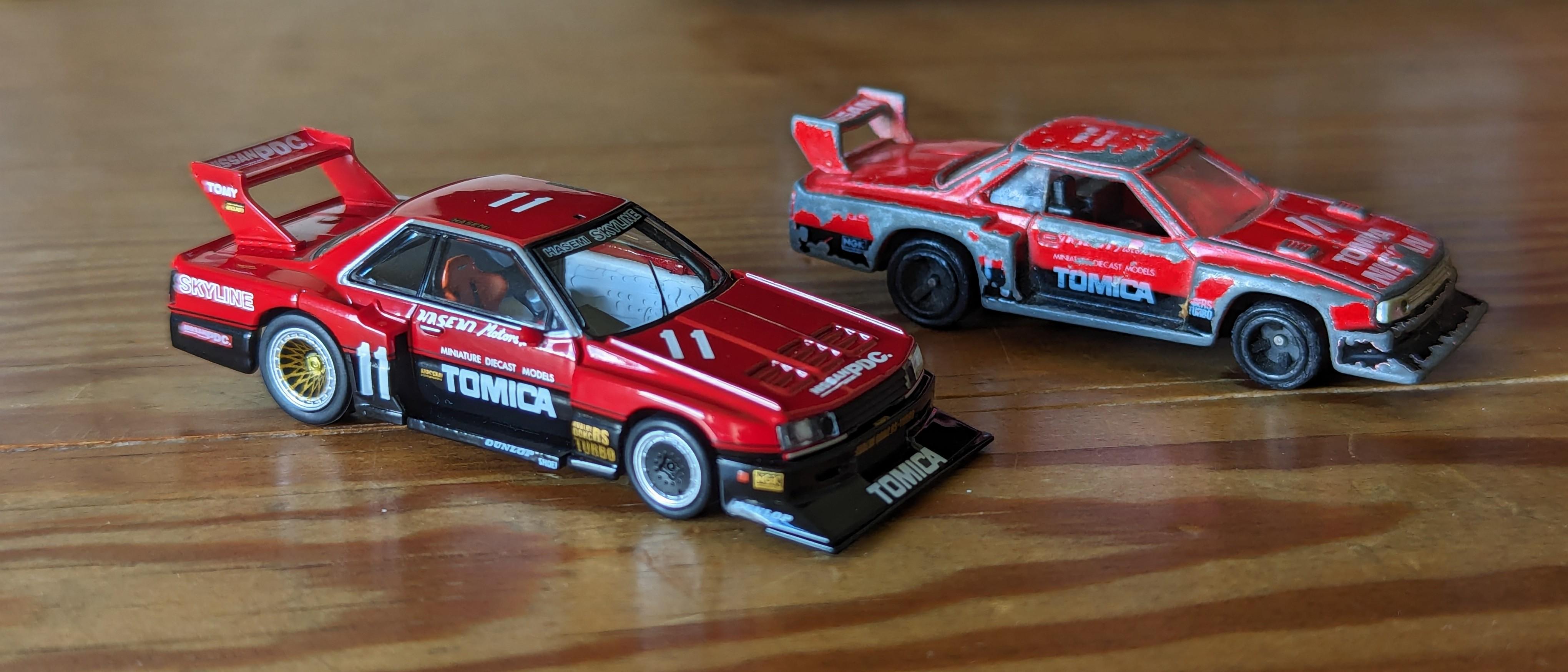 Skyline Super Silhouettes - old and new : r/tomica
