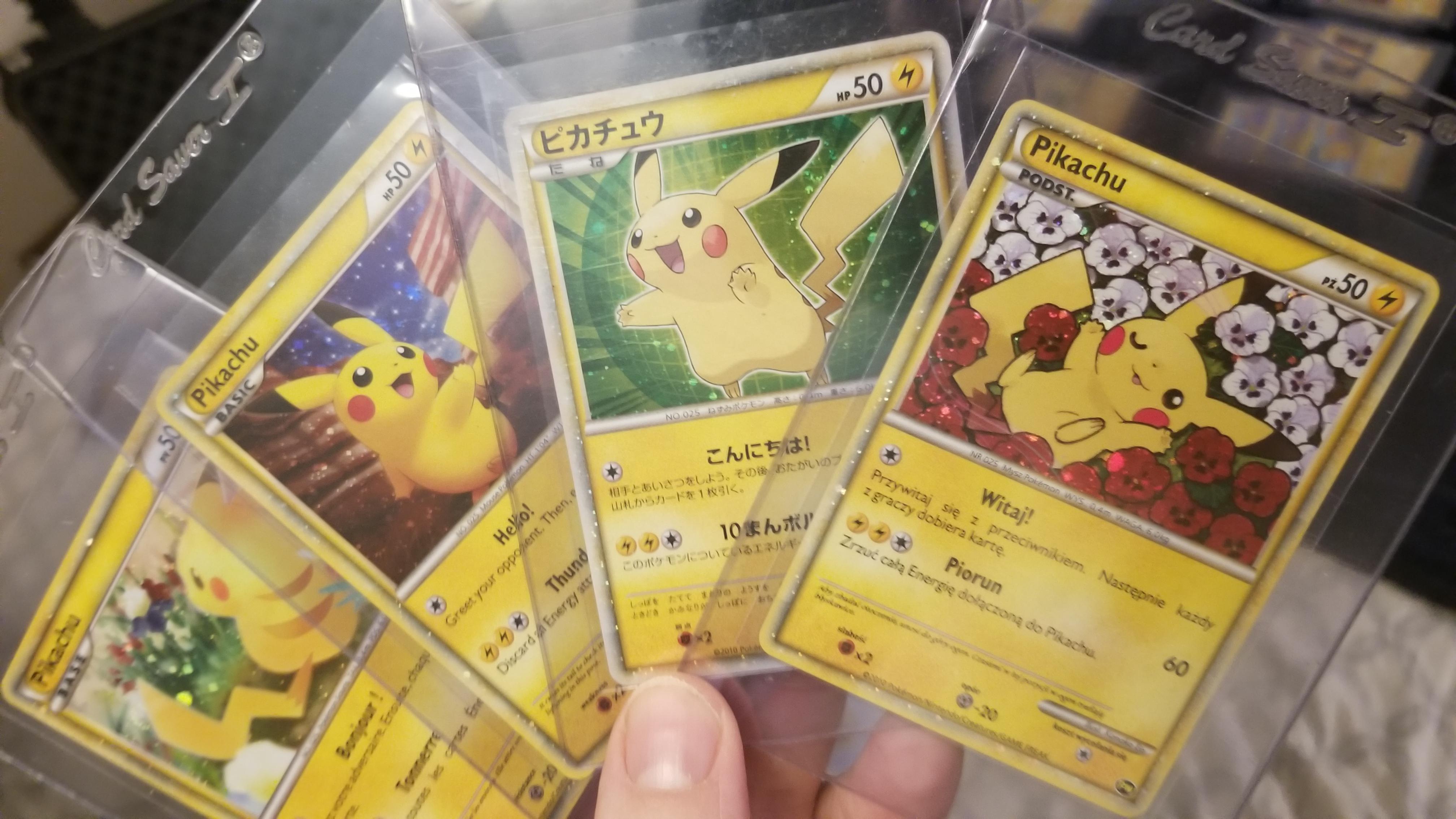 2010年のピカチュウワールドコレクションの、緑色の7-11バージョンが