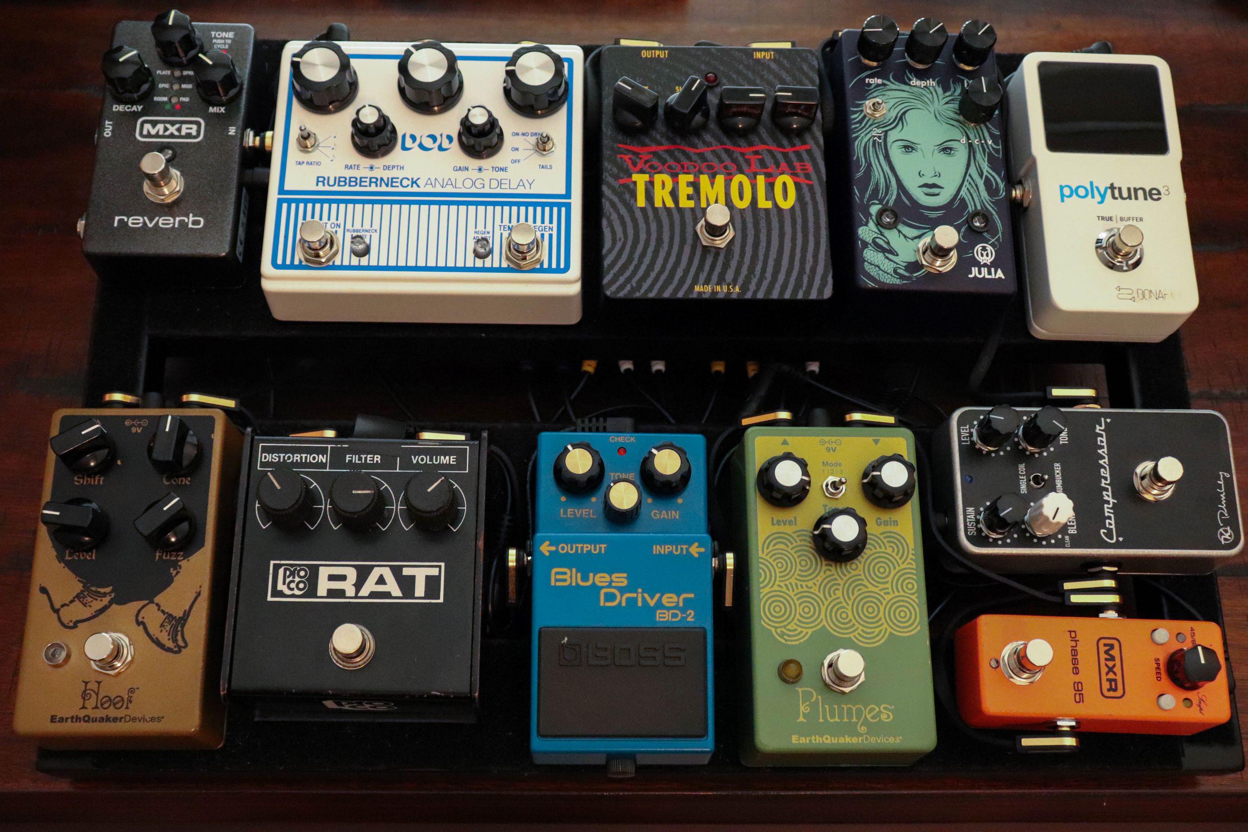 Board Update and NPD x2 : Voodoo Lab Tremolo and MXR Reverb : r