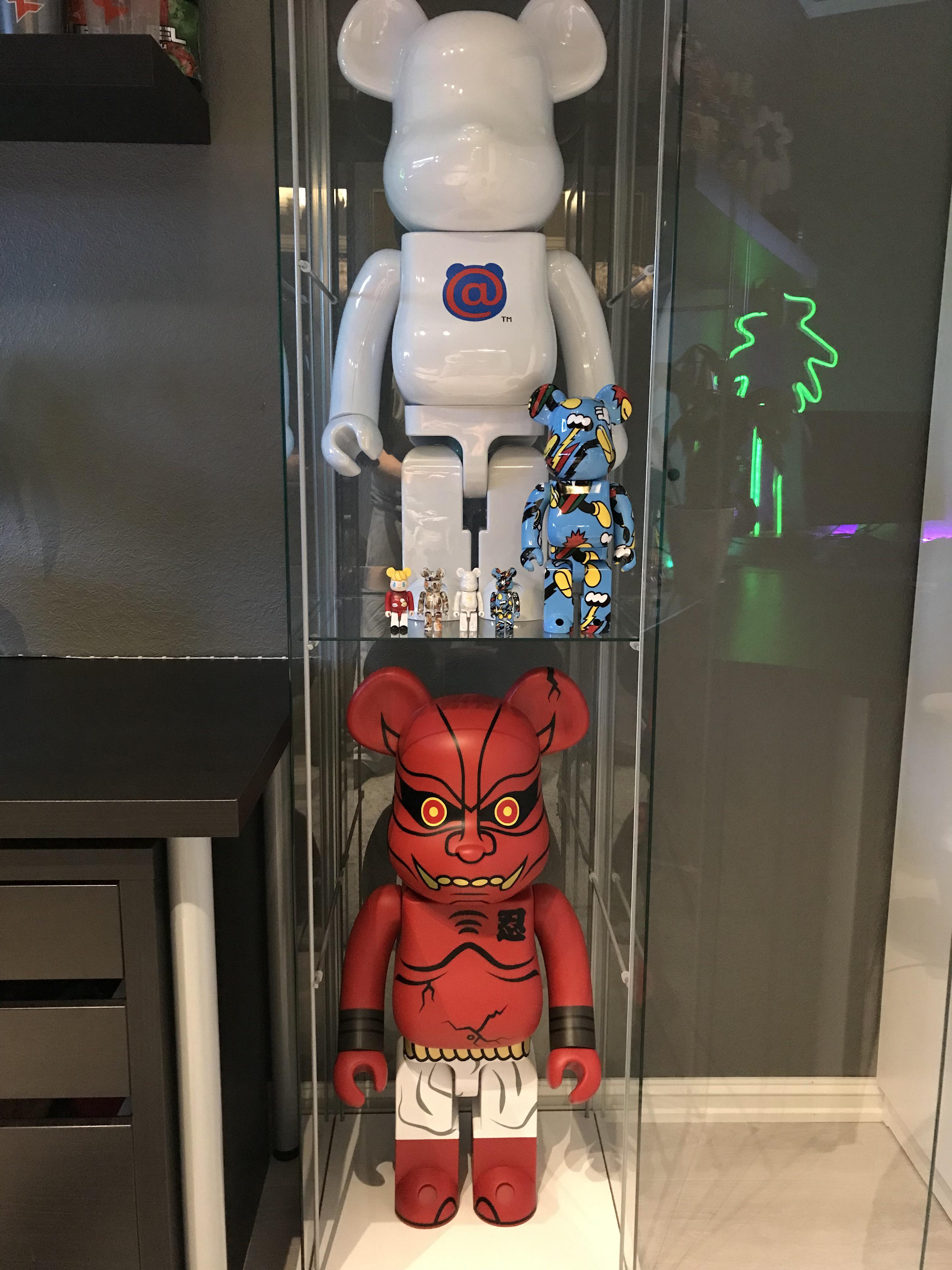 BE@RBRICK 1st MODEL WHITE CHROME 1000%