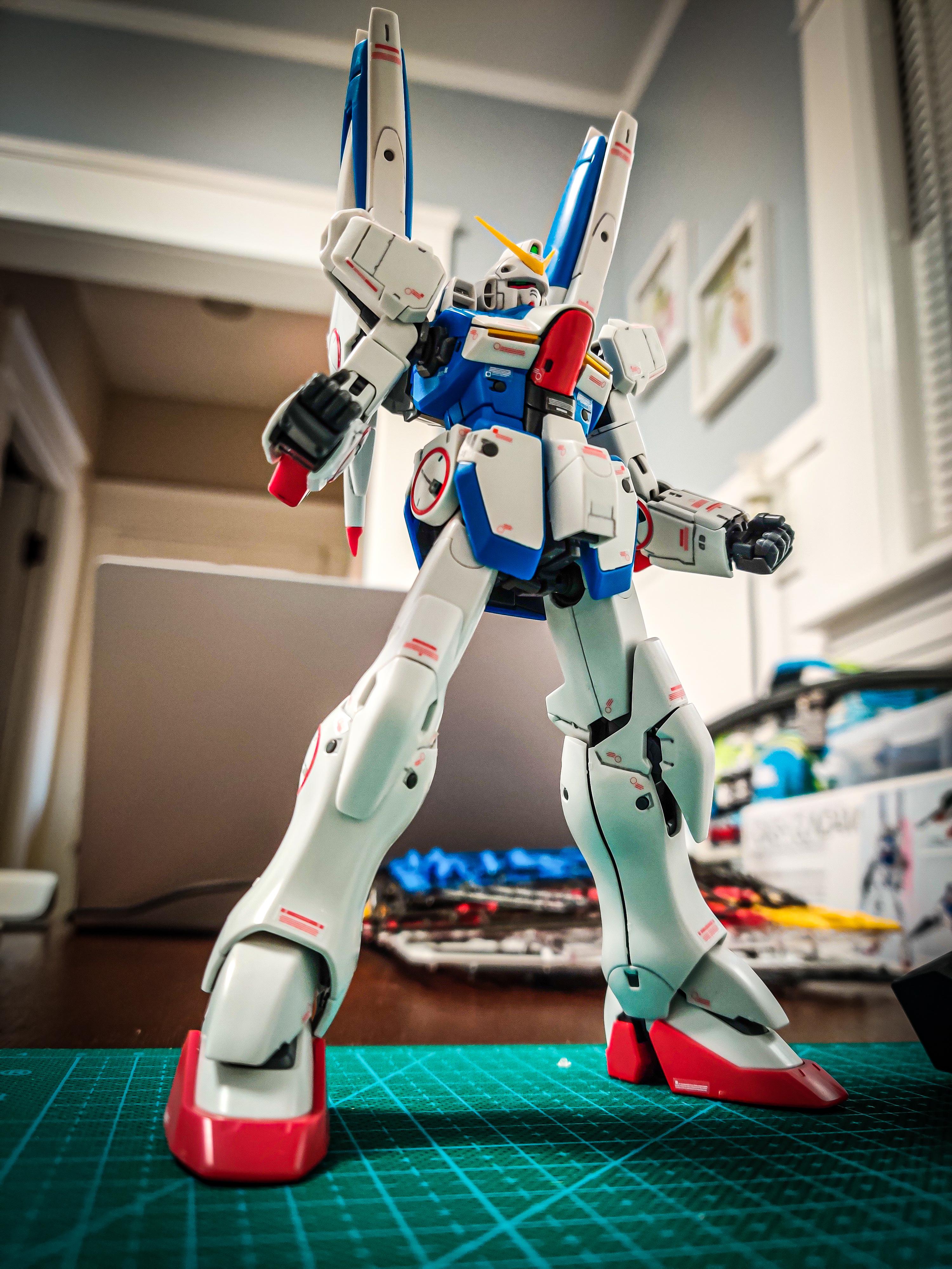 MG 1/100 V-Dashガンダム Ver.KA完成！コアファイター地獄を乗り越えれ