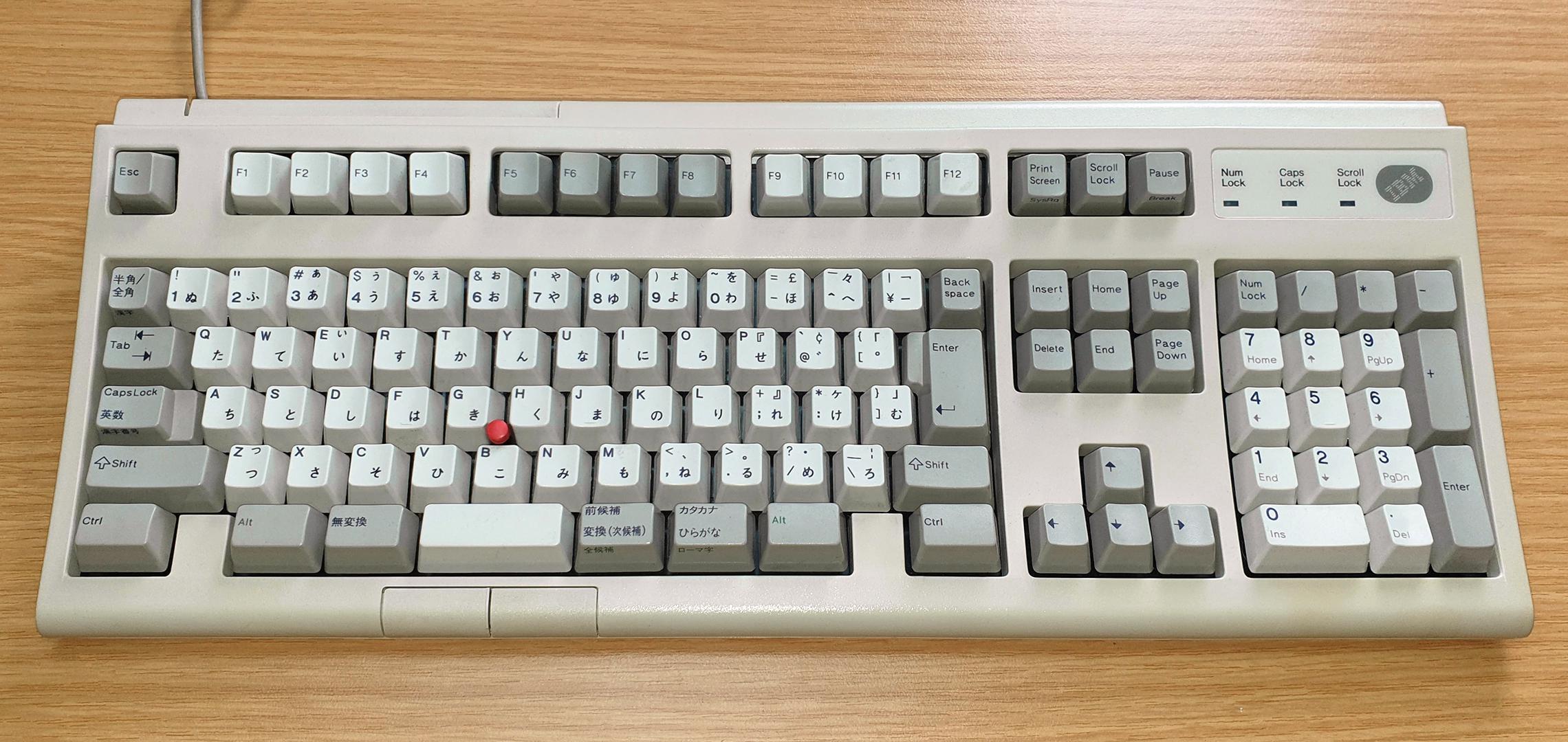 IBM 5576-C01 Japanese Keyboard - perhaps the rarest TrackPoint