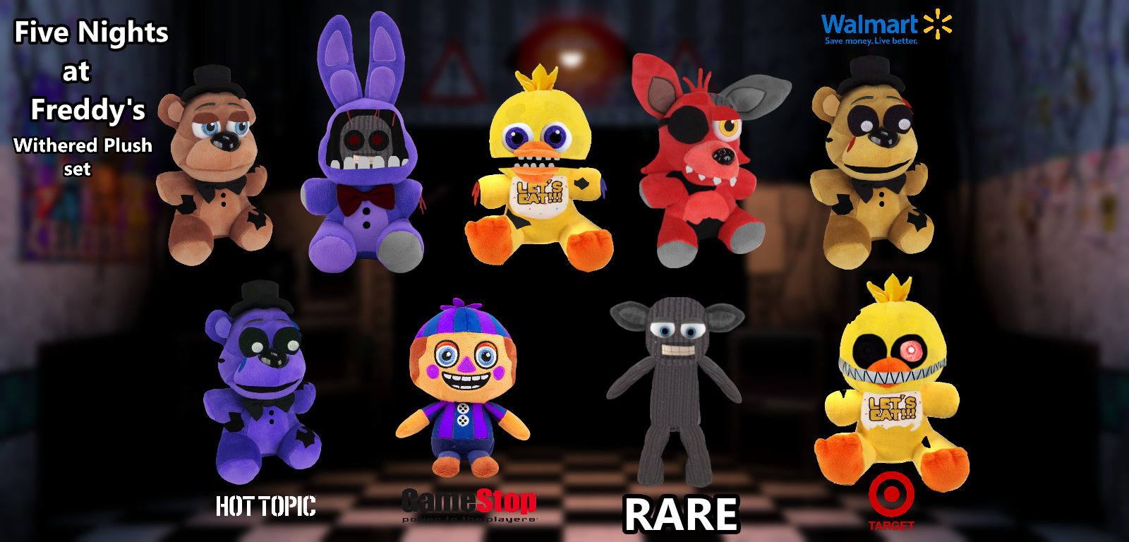 Five Nights at Freddy's ウィザードぬいぐるみセットのコンセプト