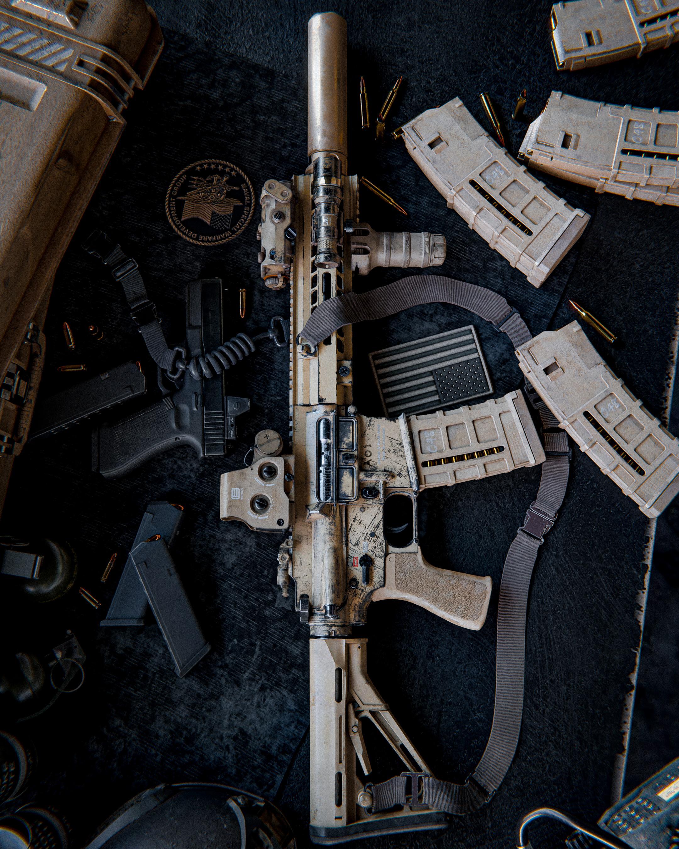 SEAL Team Six Loadout : r/blender