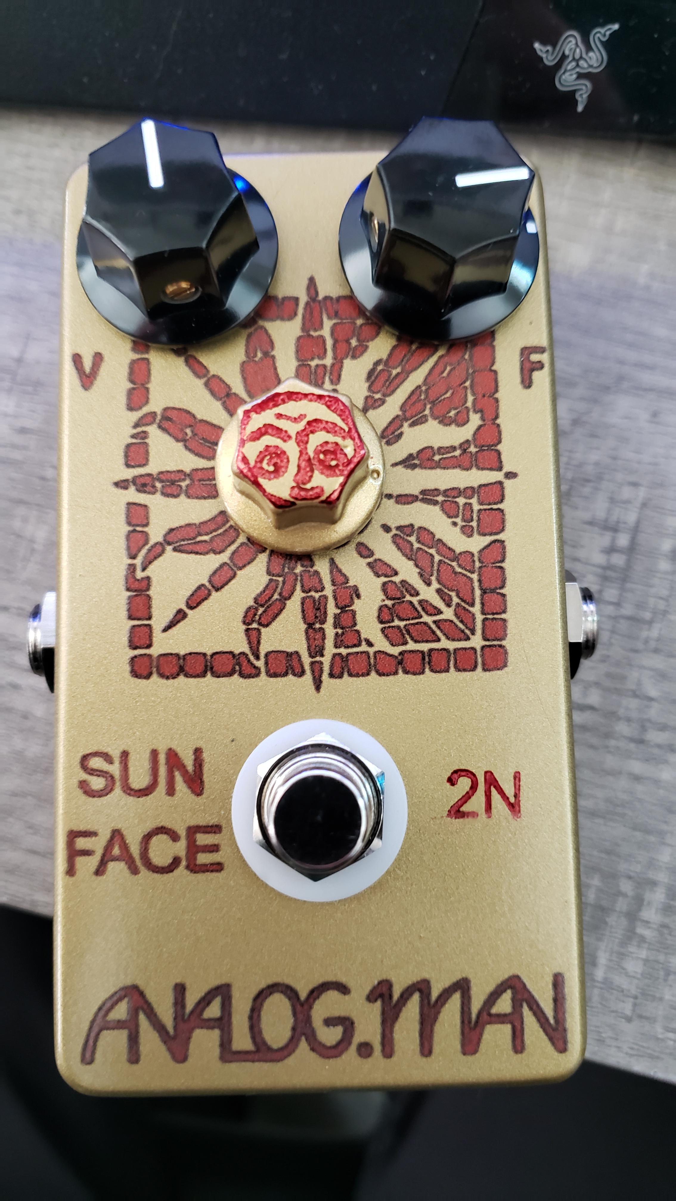 NPD: Analogman 2n sunface with sundial. : r/guitarpedals