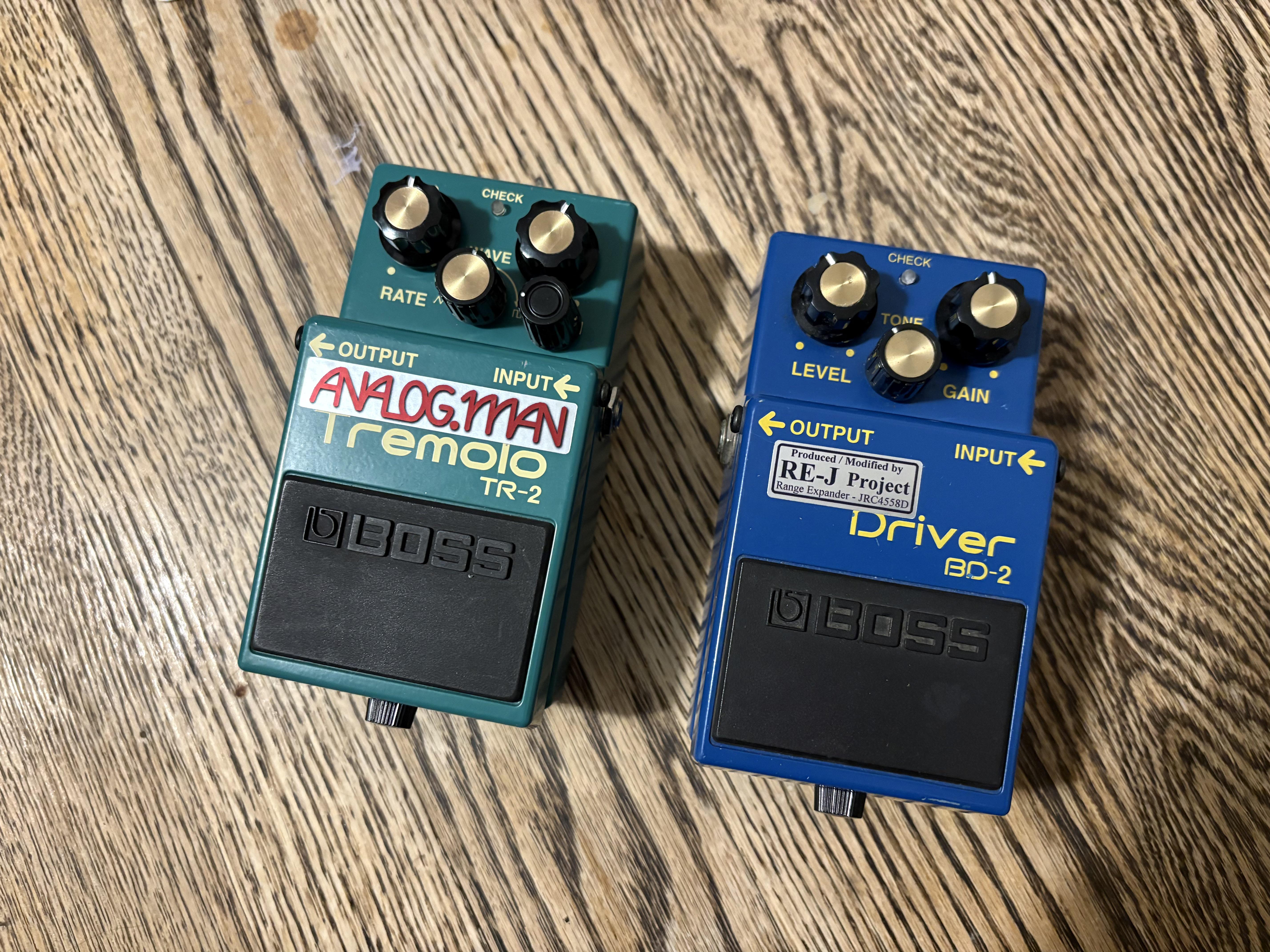 NPD analogman modded BD-2 and TR-2 : r/guitarpedals