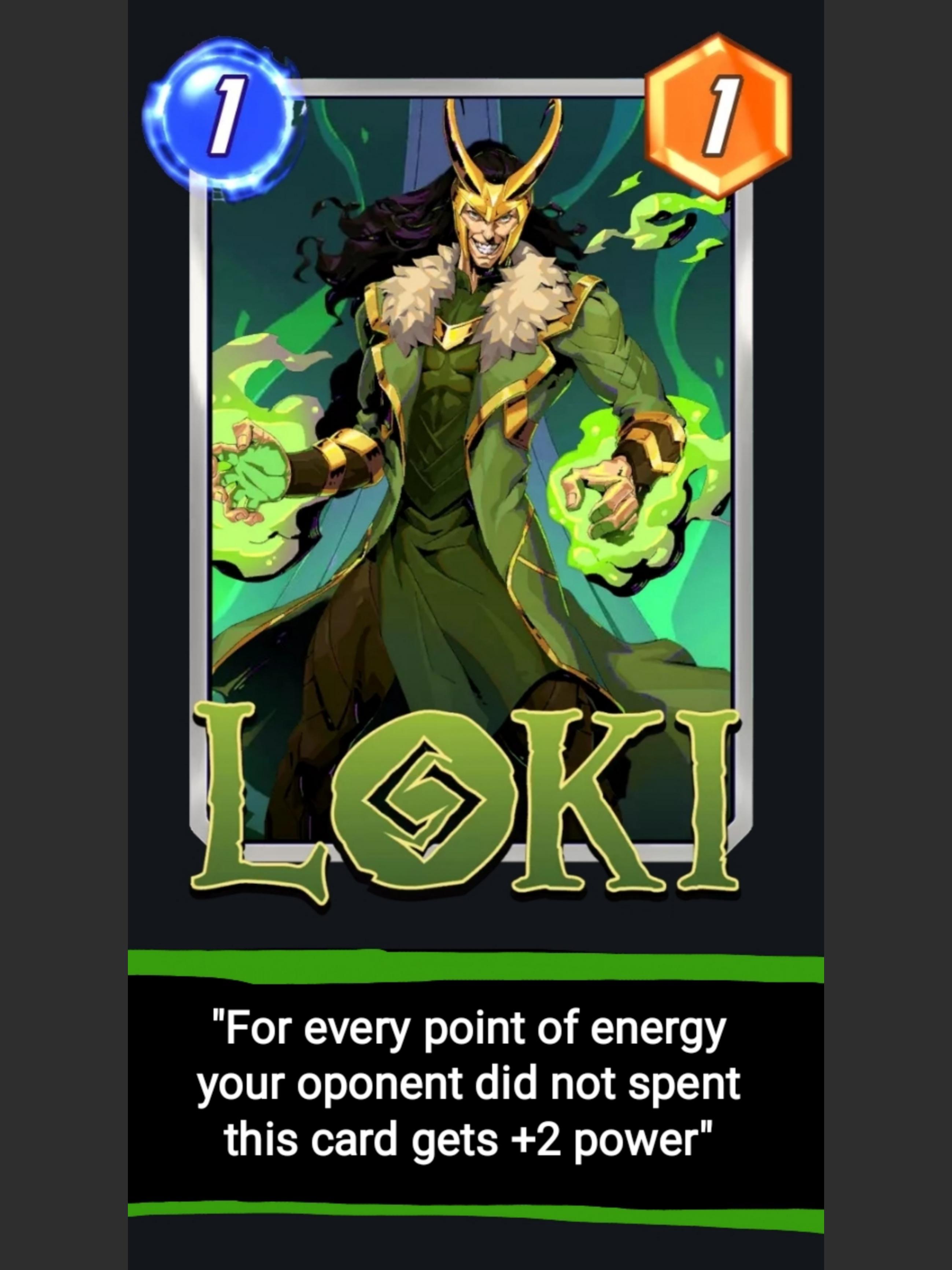 Suggestion for Loki's ability : r/MarvelSnap
