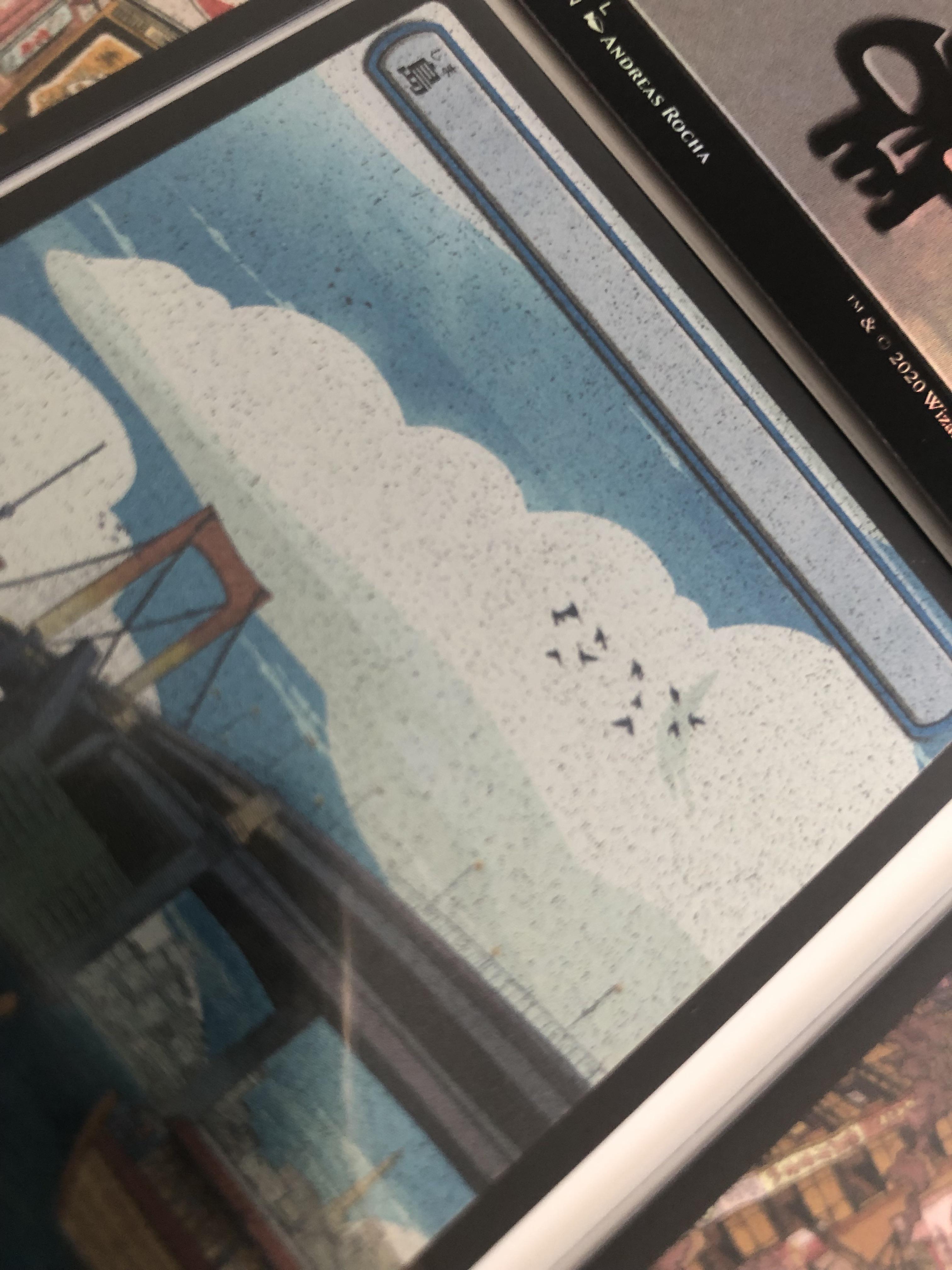 Secret lair Tokyo Lands looks dirty/grainy, is it supposed to be