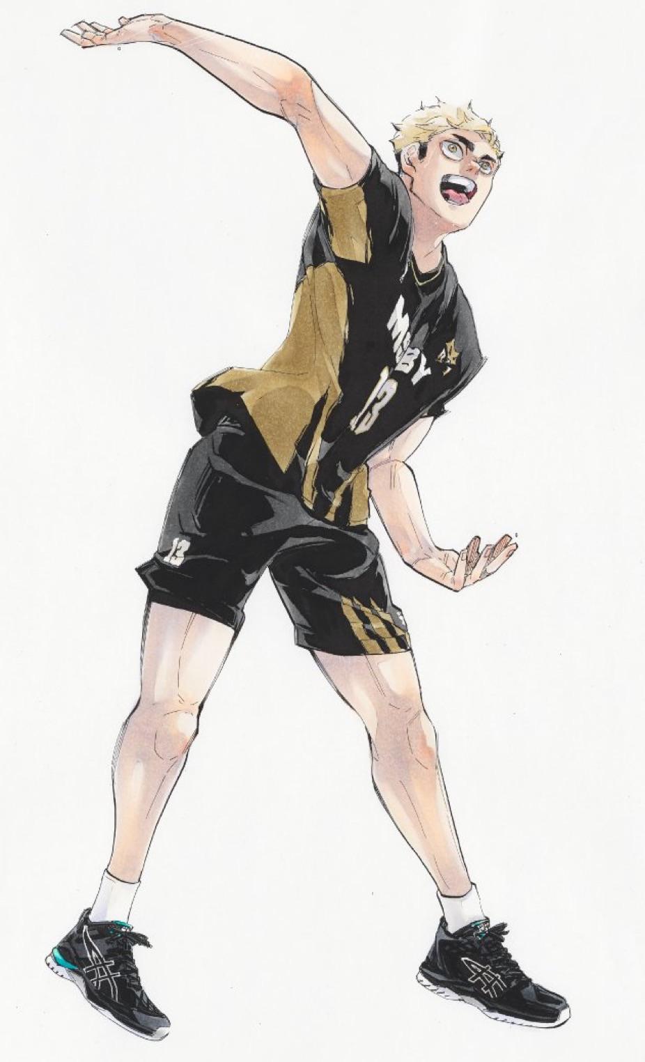 古舘先生によるハイキュー!!10周年記念イラスト：宮侑!! : r/haikyuu