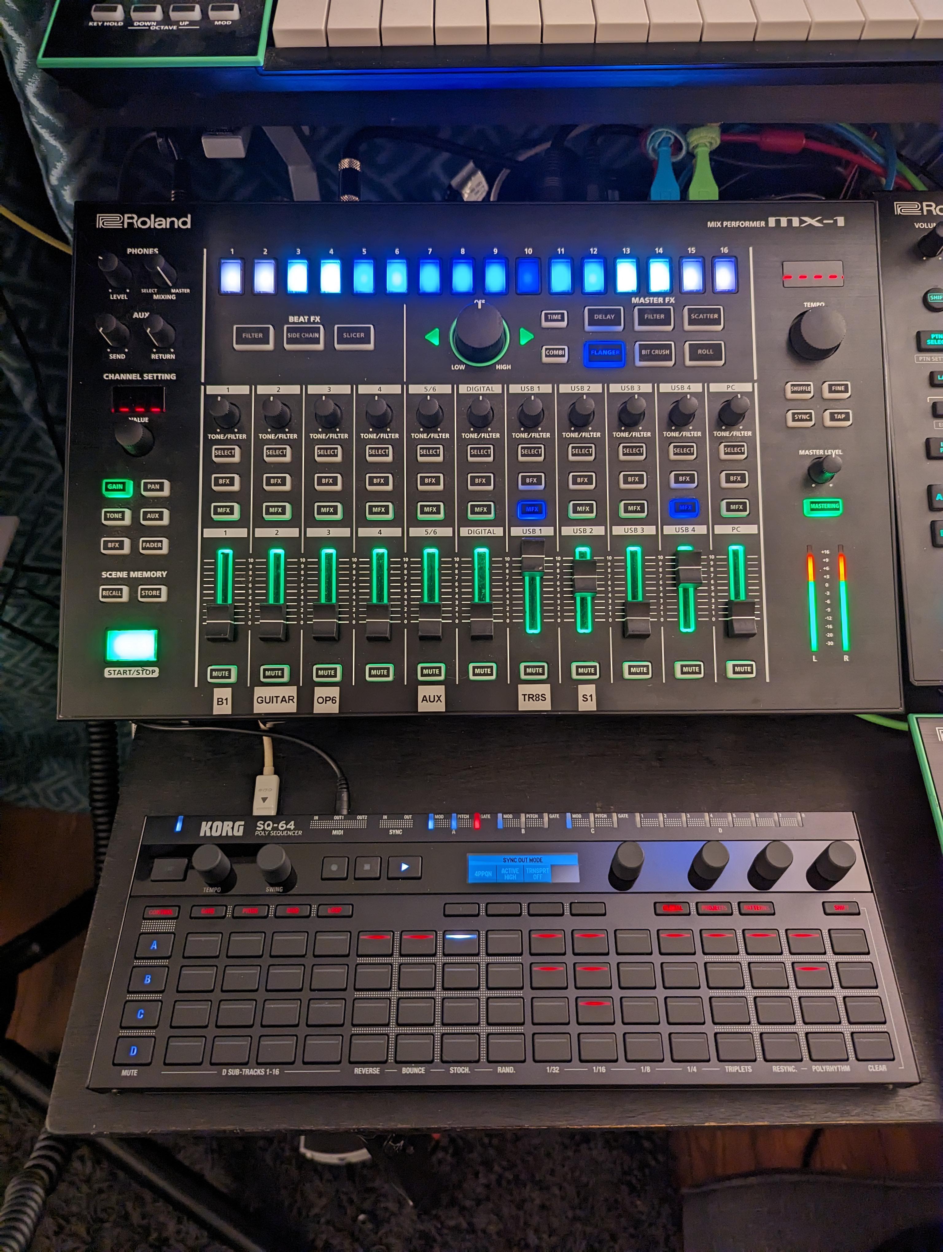 MX-1 + hardware sequencer could be the perfect DAWless core, but