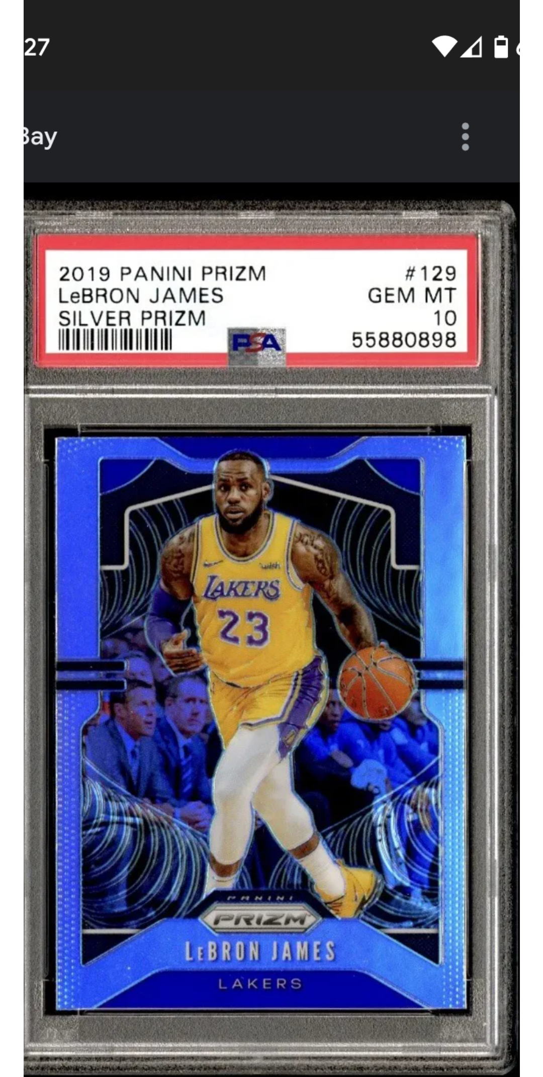 2019 silver prizm LeBron James #129 BUY OR PASS!?! : r/basketballcards