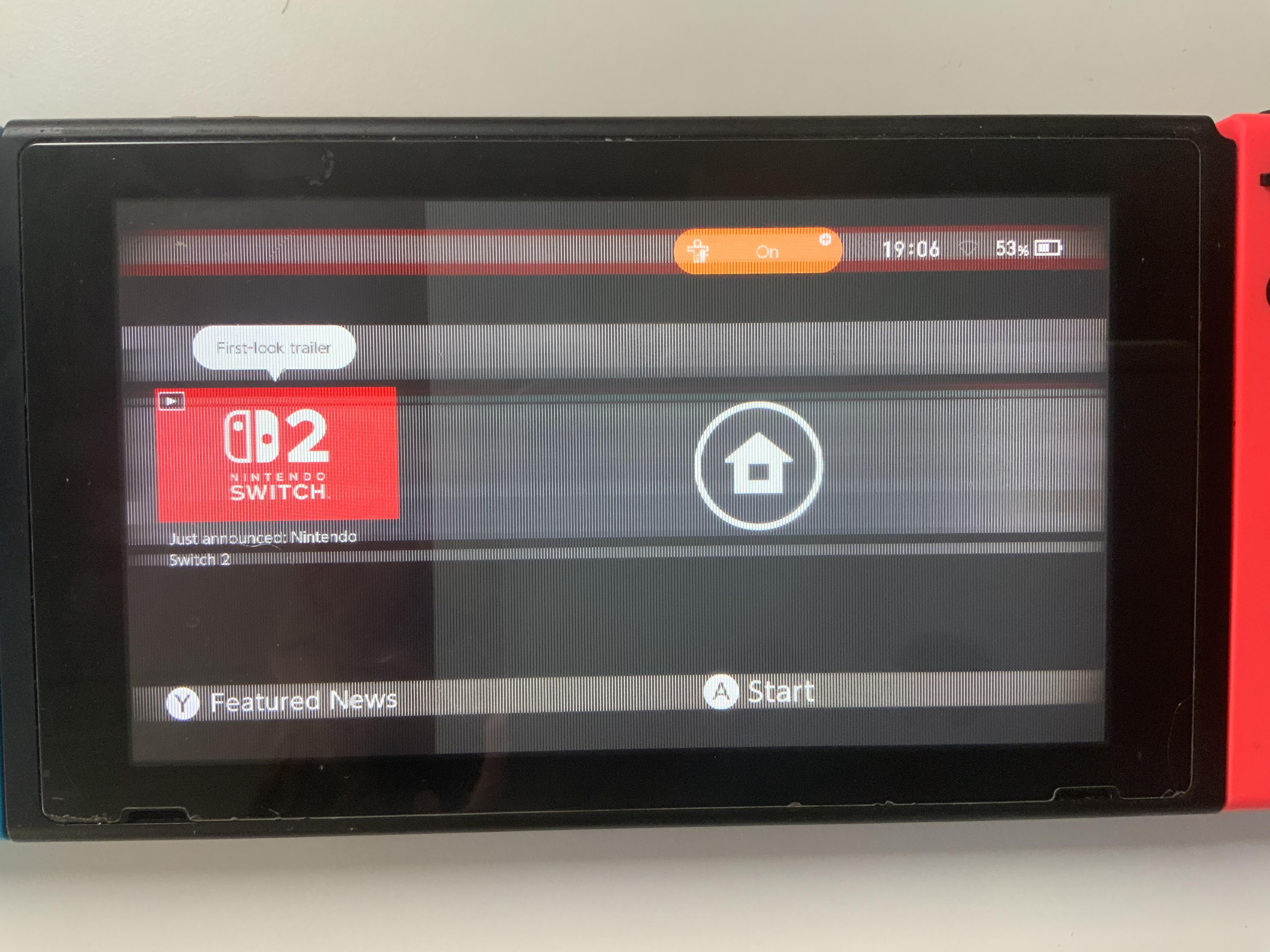 Switchの画面がちらつき、ピクセル化してる : r/NintendoSwitchHelp