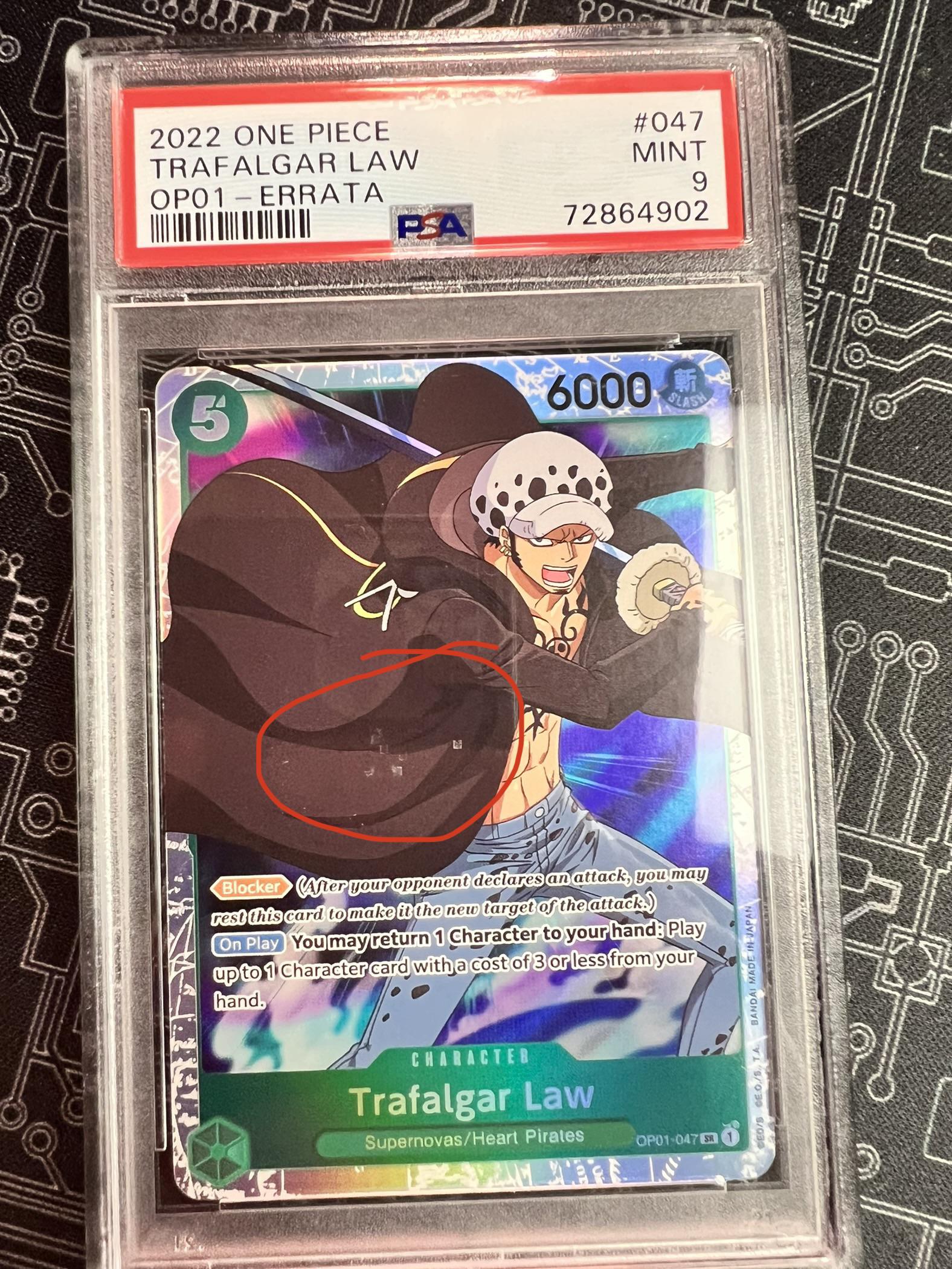 How is this a PSA 9? : r/OnePieceTCG