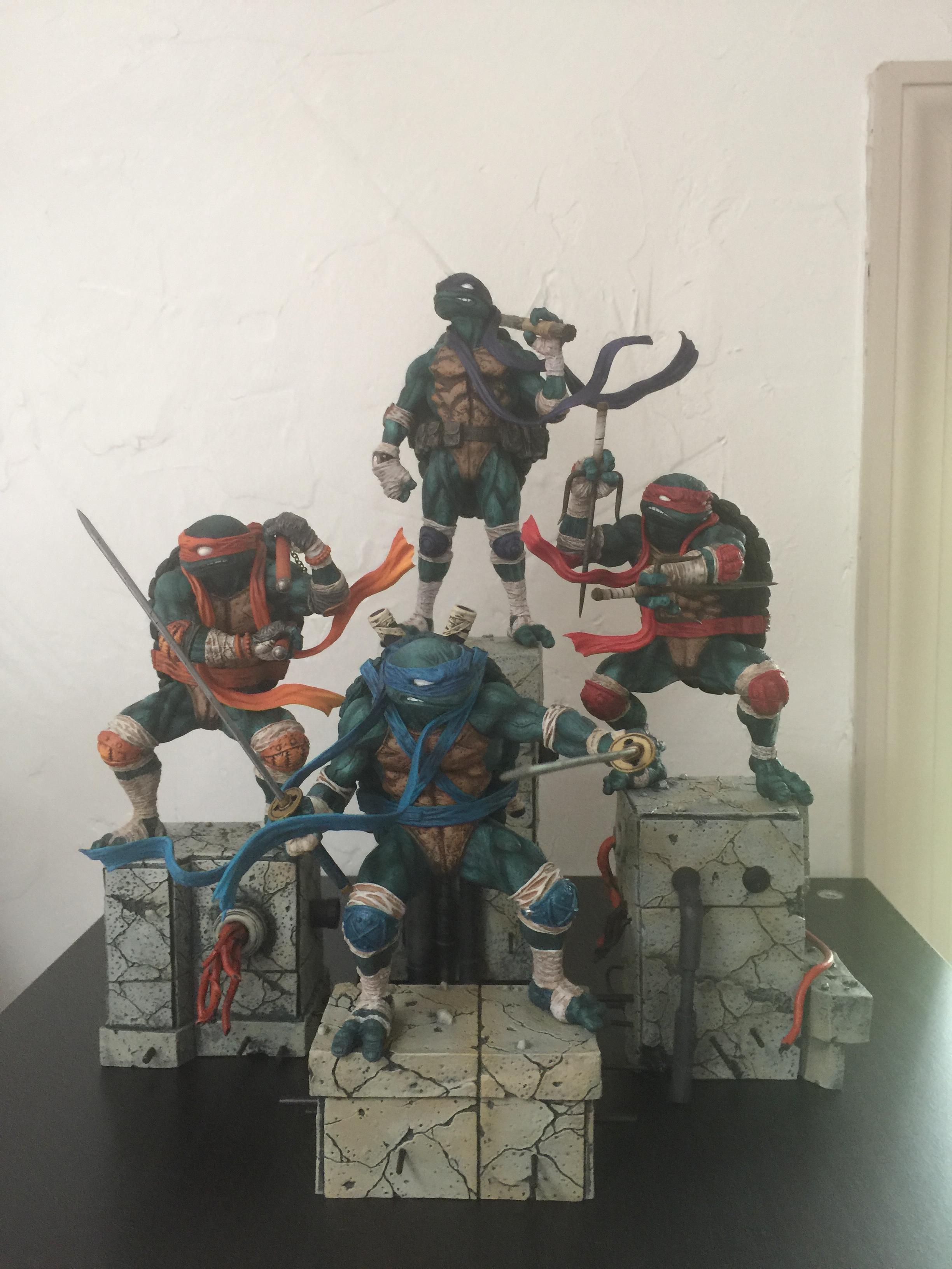 やっとグッドスマイルカンパニーのミュータントタートルズのセット