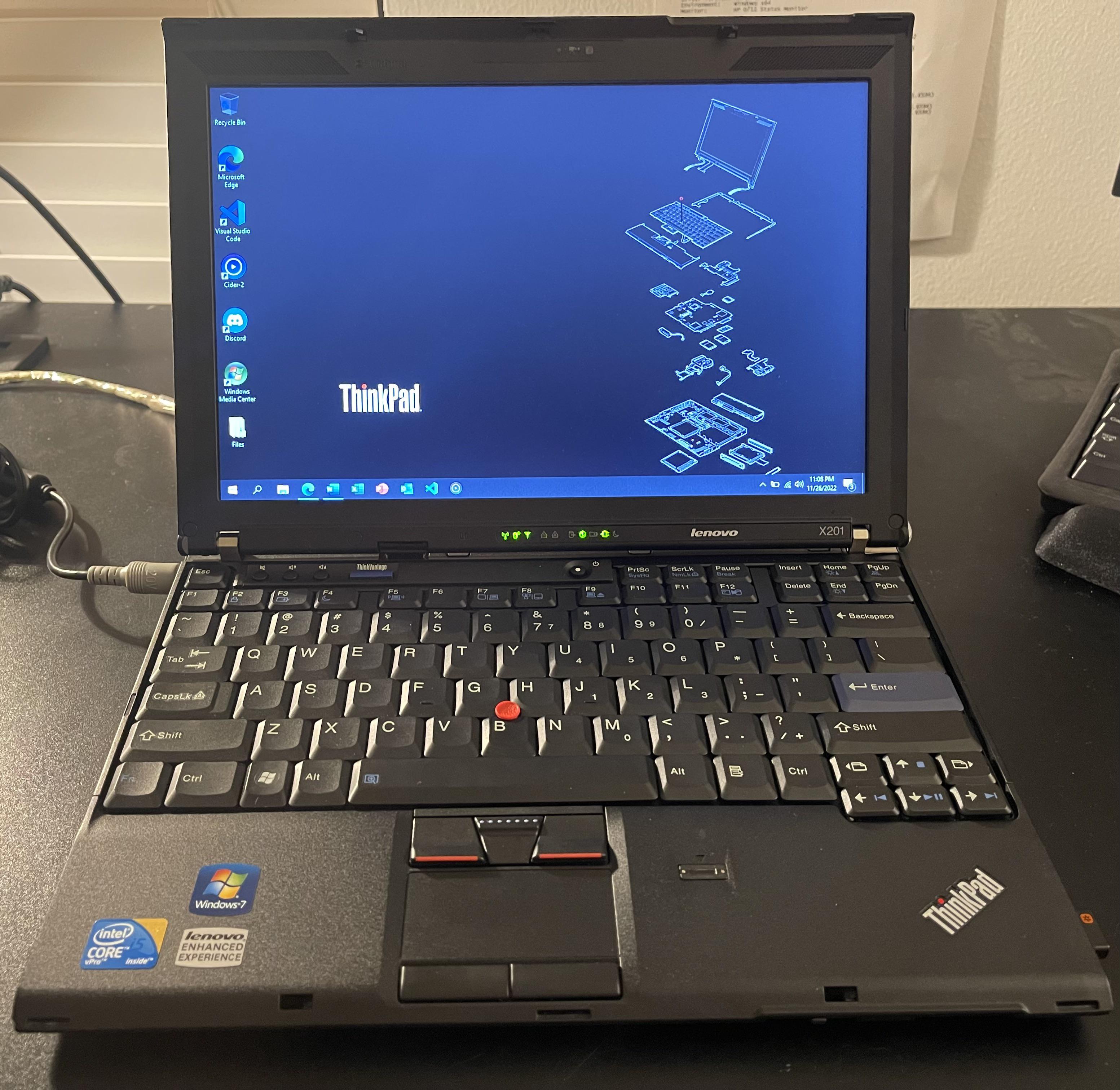 My ThinkPad X201! : r/thinkpad