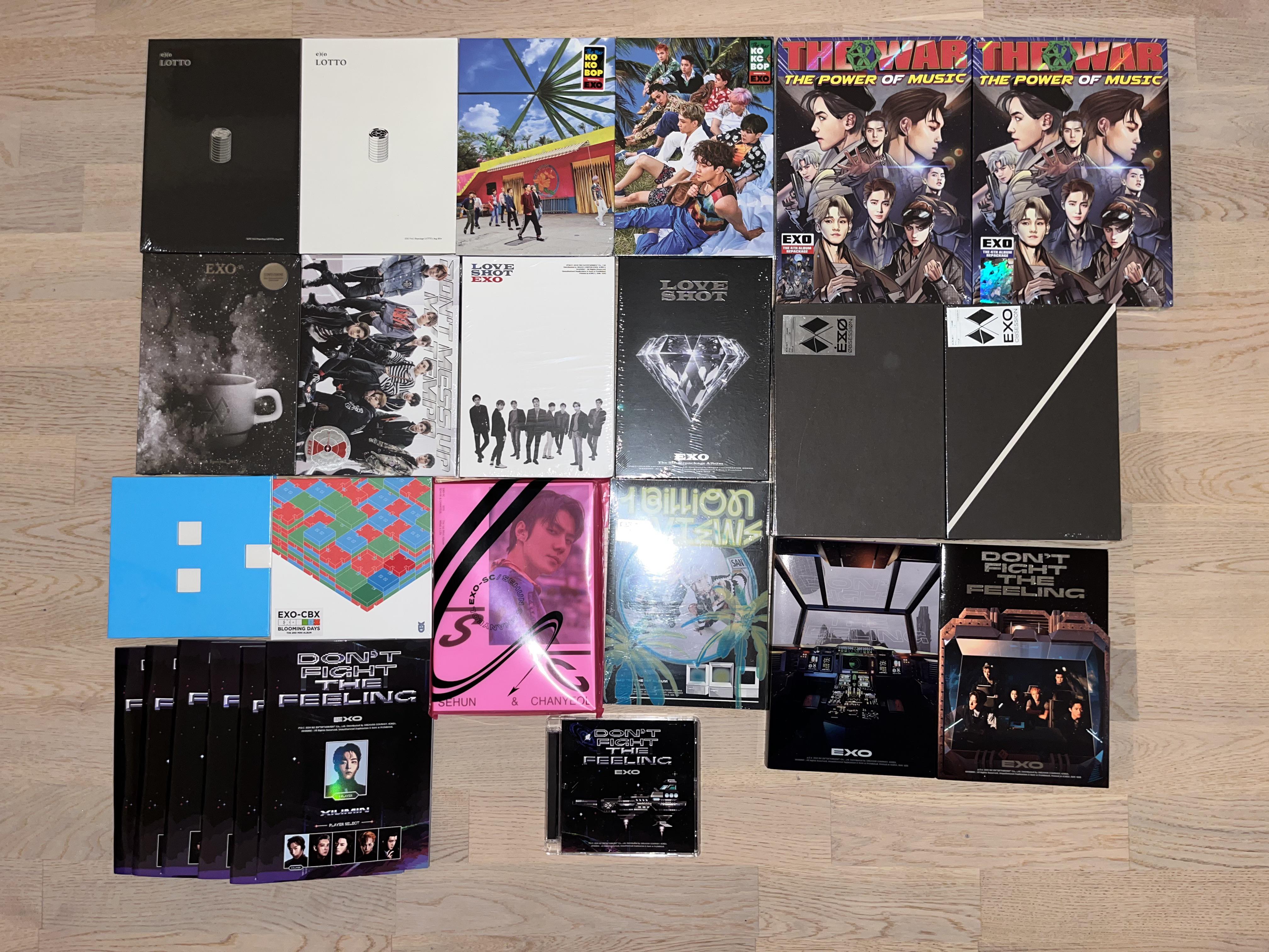 My EXO album collection is now complete again! Got my last albums