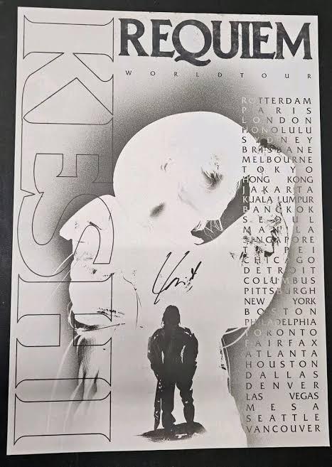 Keshi Requiem Tour VIP Signed Poster needed. : r/keshiofficial