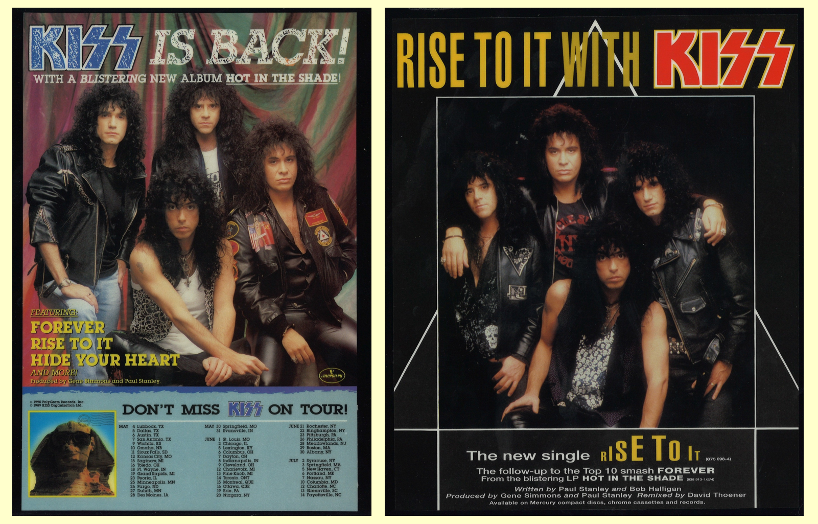 Hot in the Shade Ads : r/KISS