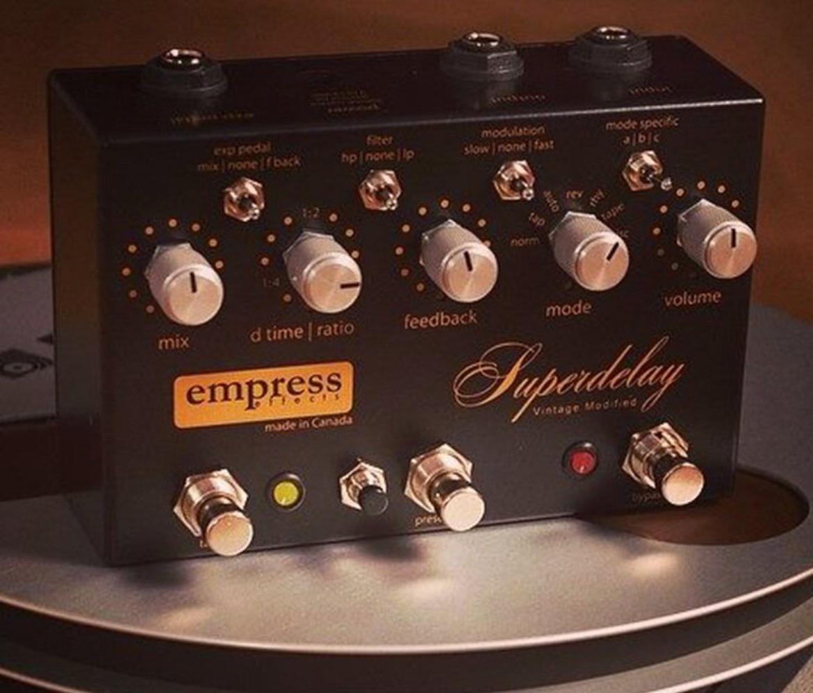 Thoughts on an Empress Vintage Modified Superdelay Pedal? : r