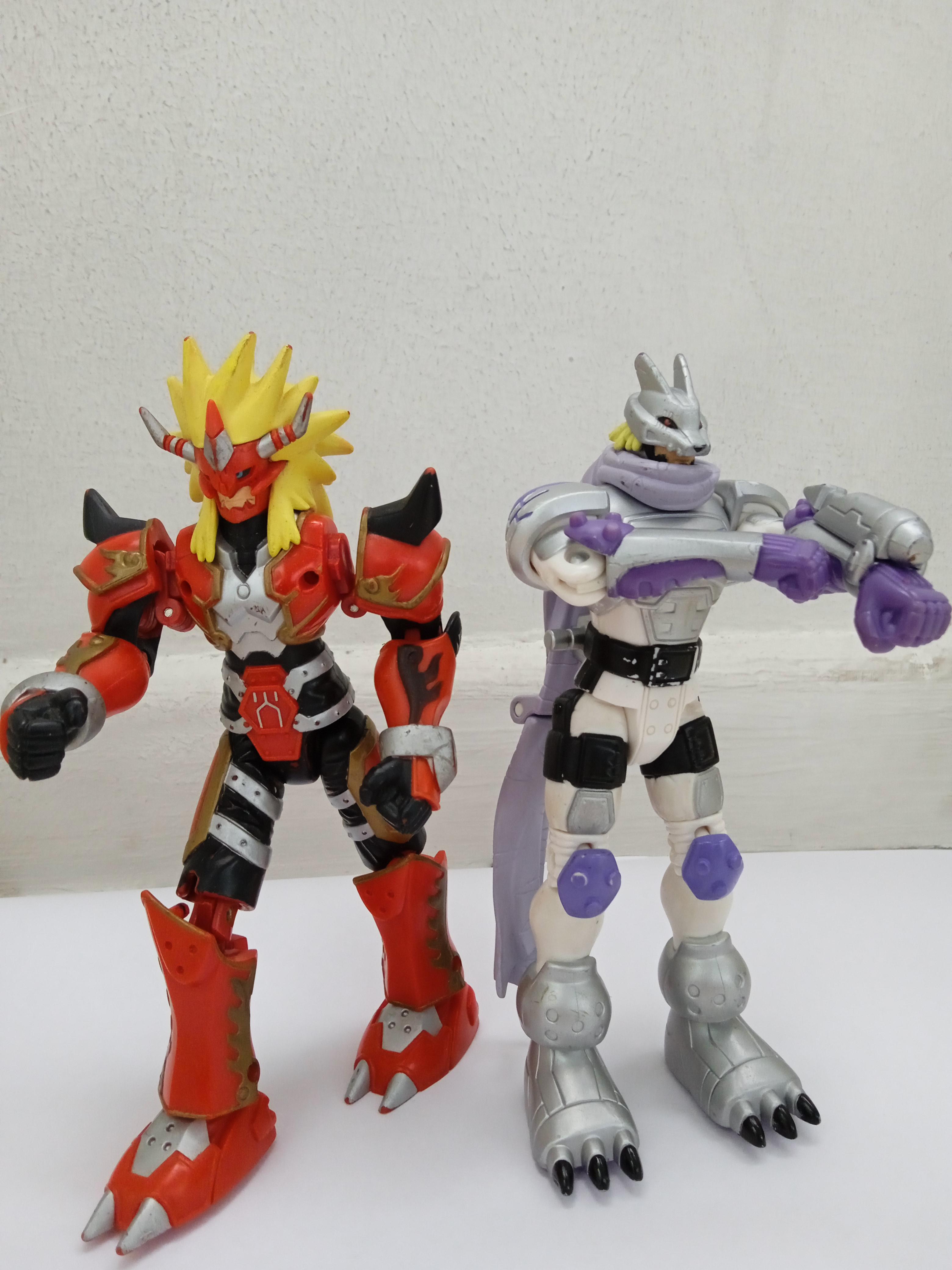 やっとアグニモンとヴォルフモンのデジモンフロンティアのフィギュア