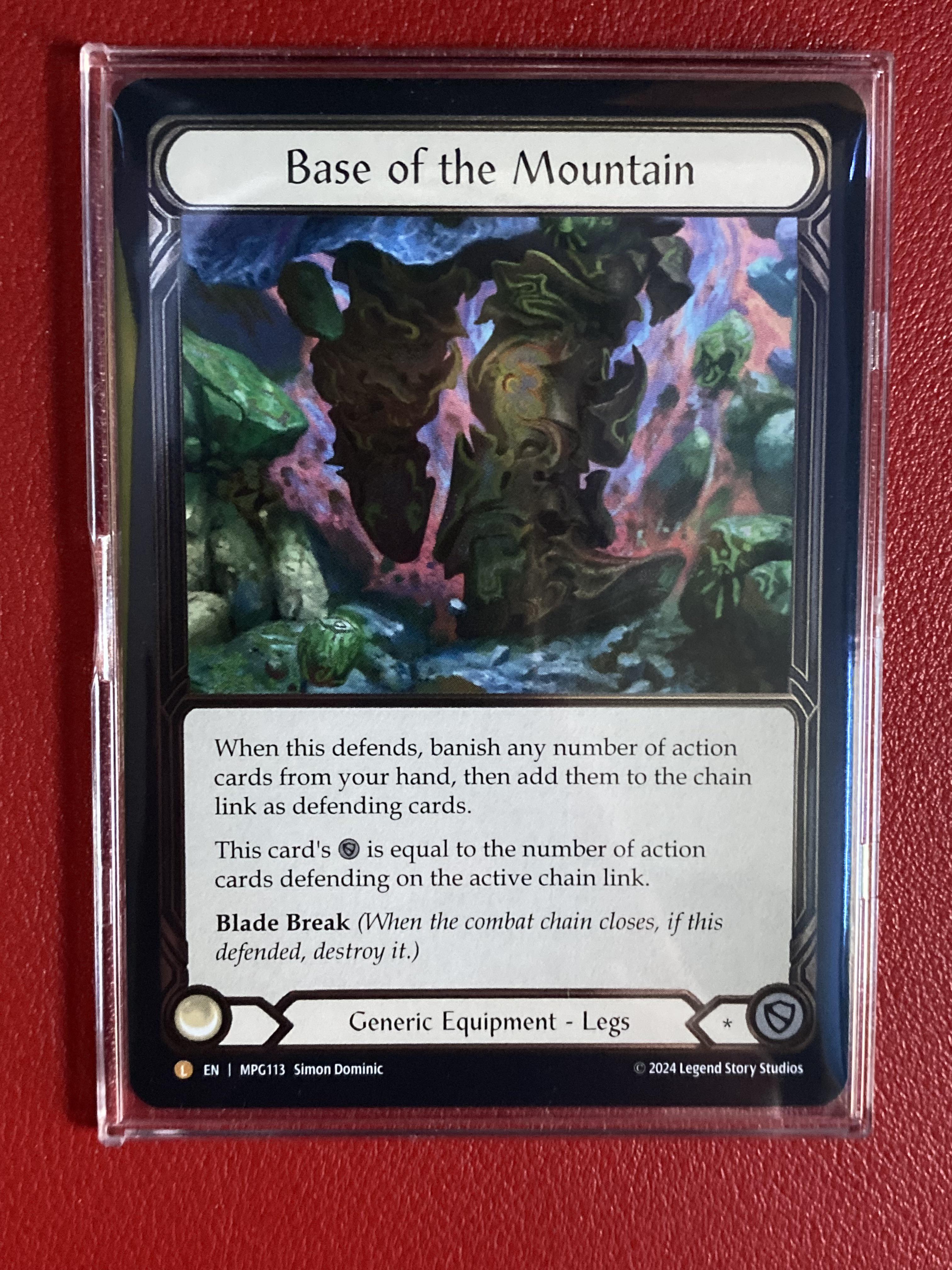 Pulled a cf Base of the Mountain from a Smash Palace box at GenCon