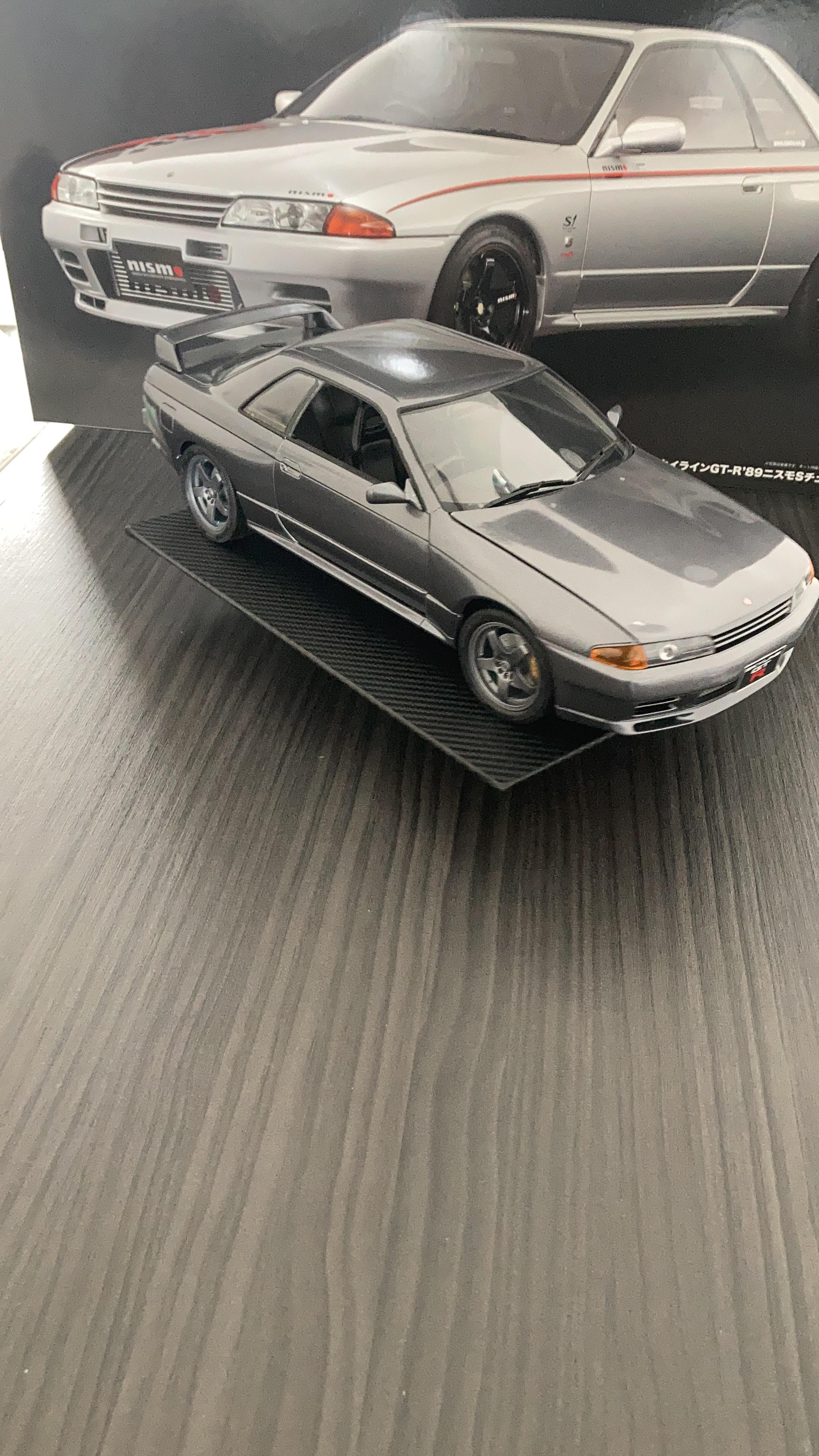 Fujimi Big Scale 1/12 Nissan Skyline GT-R R32 in Gun metallic grey