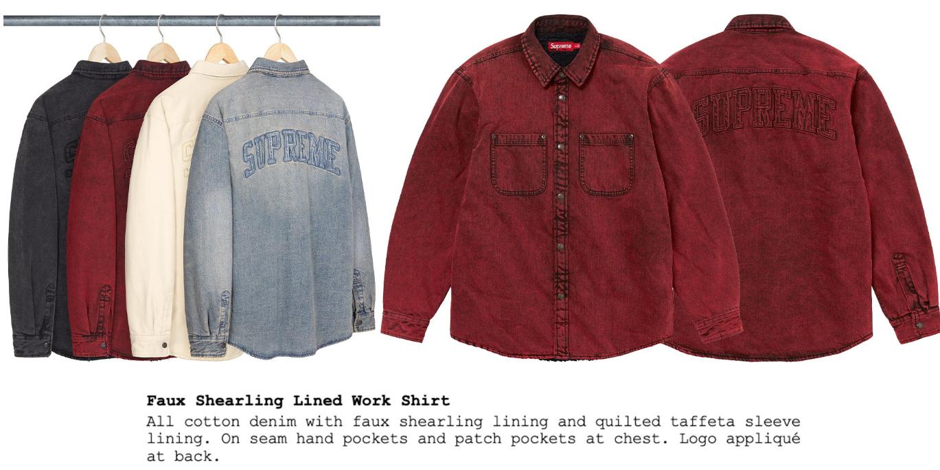 Idk about you guys but these work shirts releasing this week look