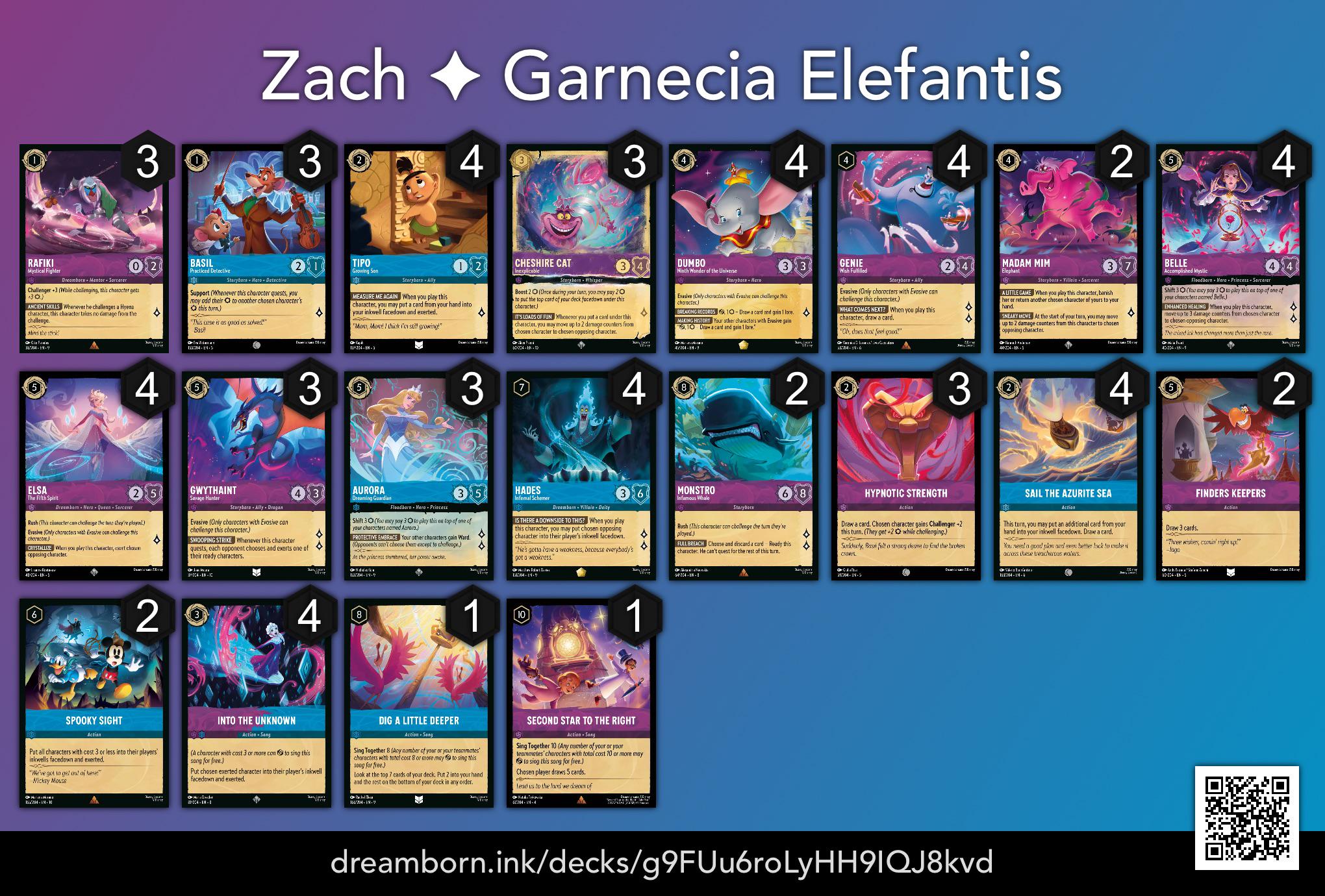 セット10の青紫デッキ : r/Lorcana