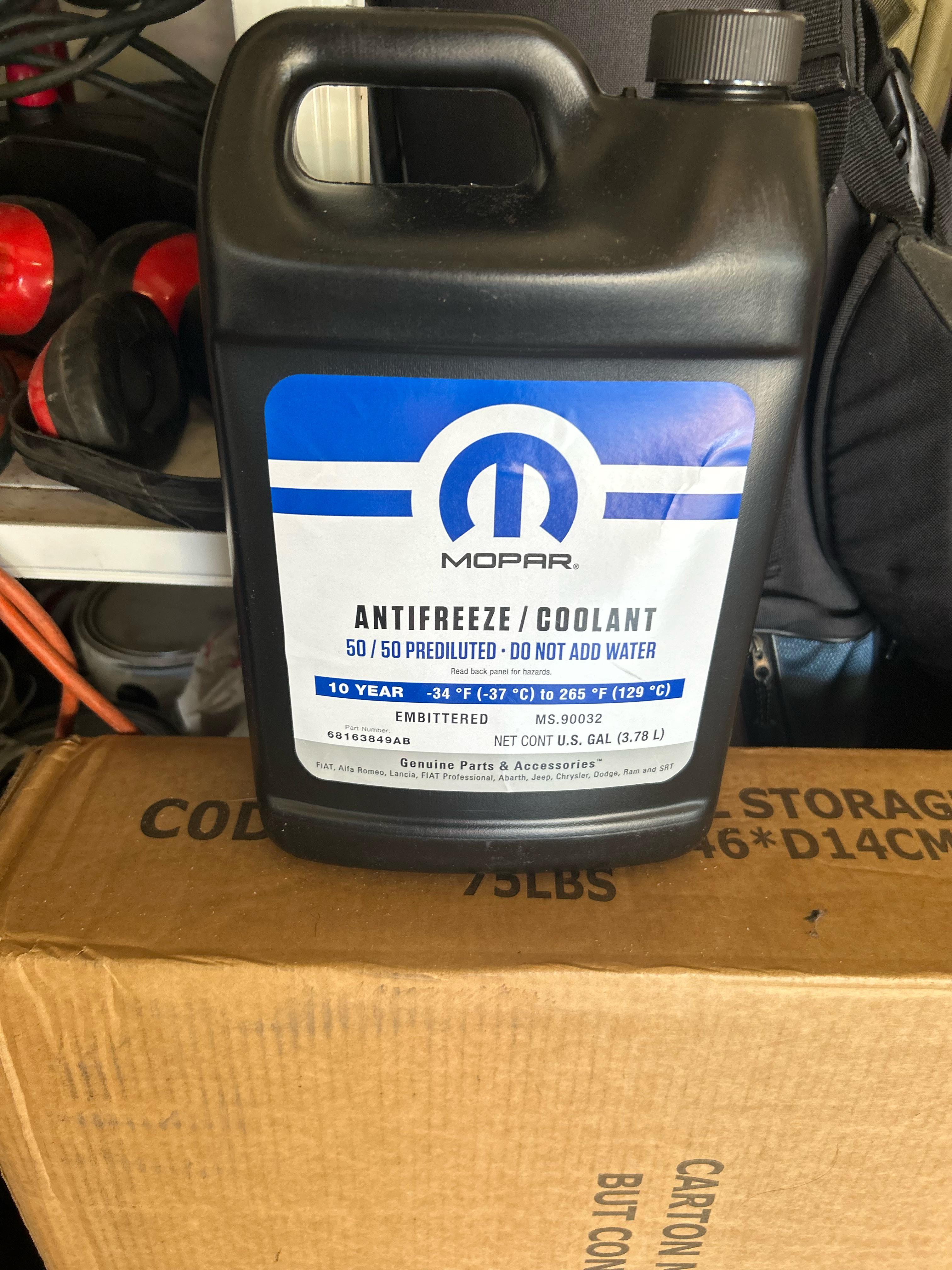 68163849AB coolant for 2023 dodge charger scatpack? : r/ScatPack