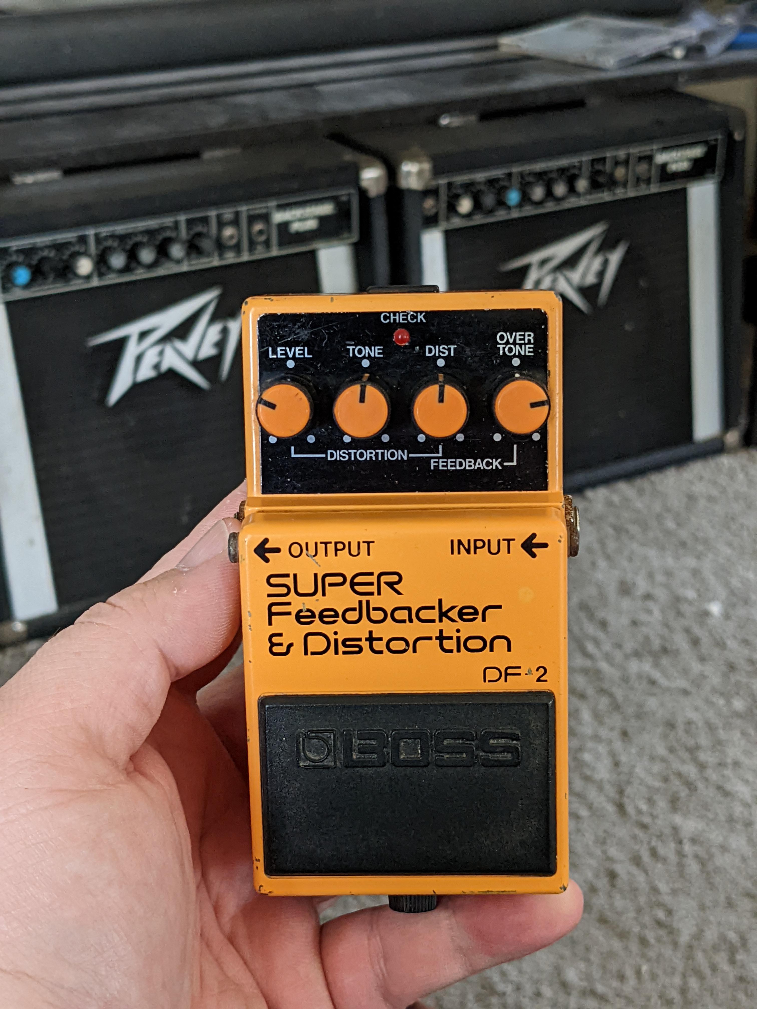 NPD 1990 Boss DF-2 Super Feedbacker & Distortion : r/guitarpedals