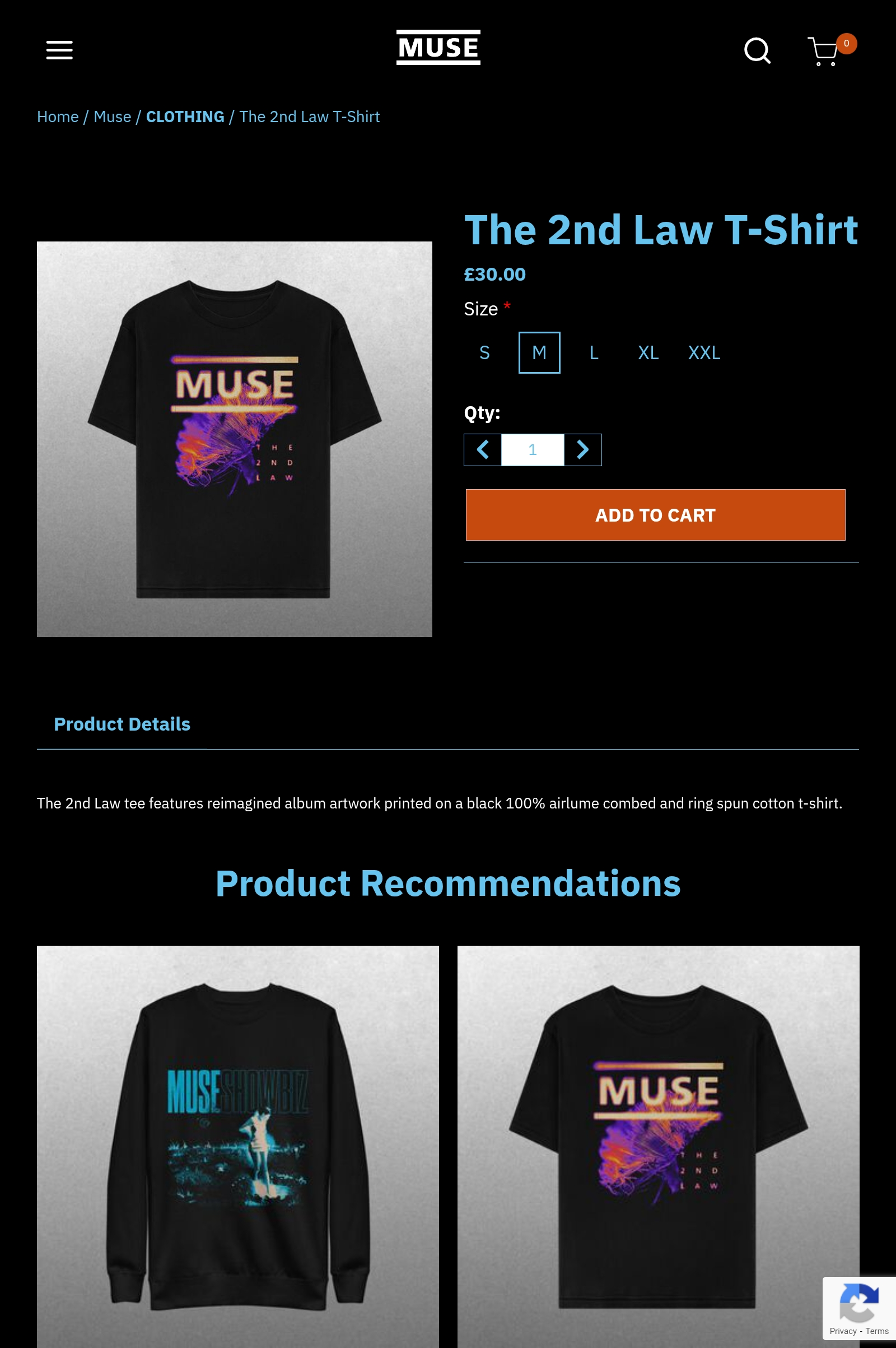 When did they drop this new merch? : r/Muse