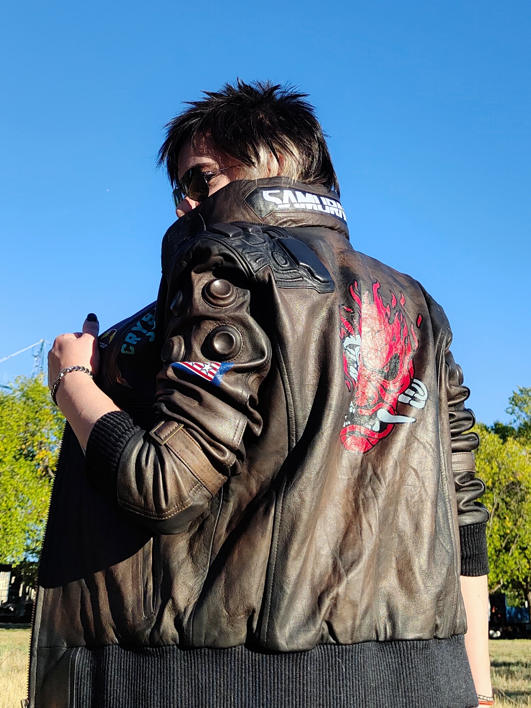 Samurai jacket replica from Luca Designs : r/cyberpunkgame