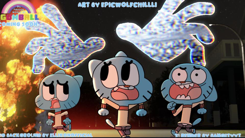 ガムボールのパロディーワールドポスター！ : r/gumball