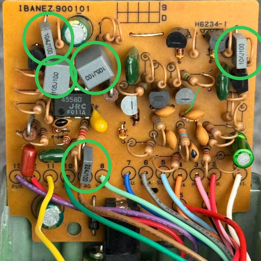 このIbanez TS-9にどんなモディファイが施されたか、誰か教えてくれ